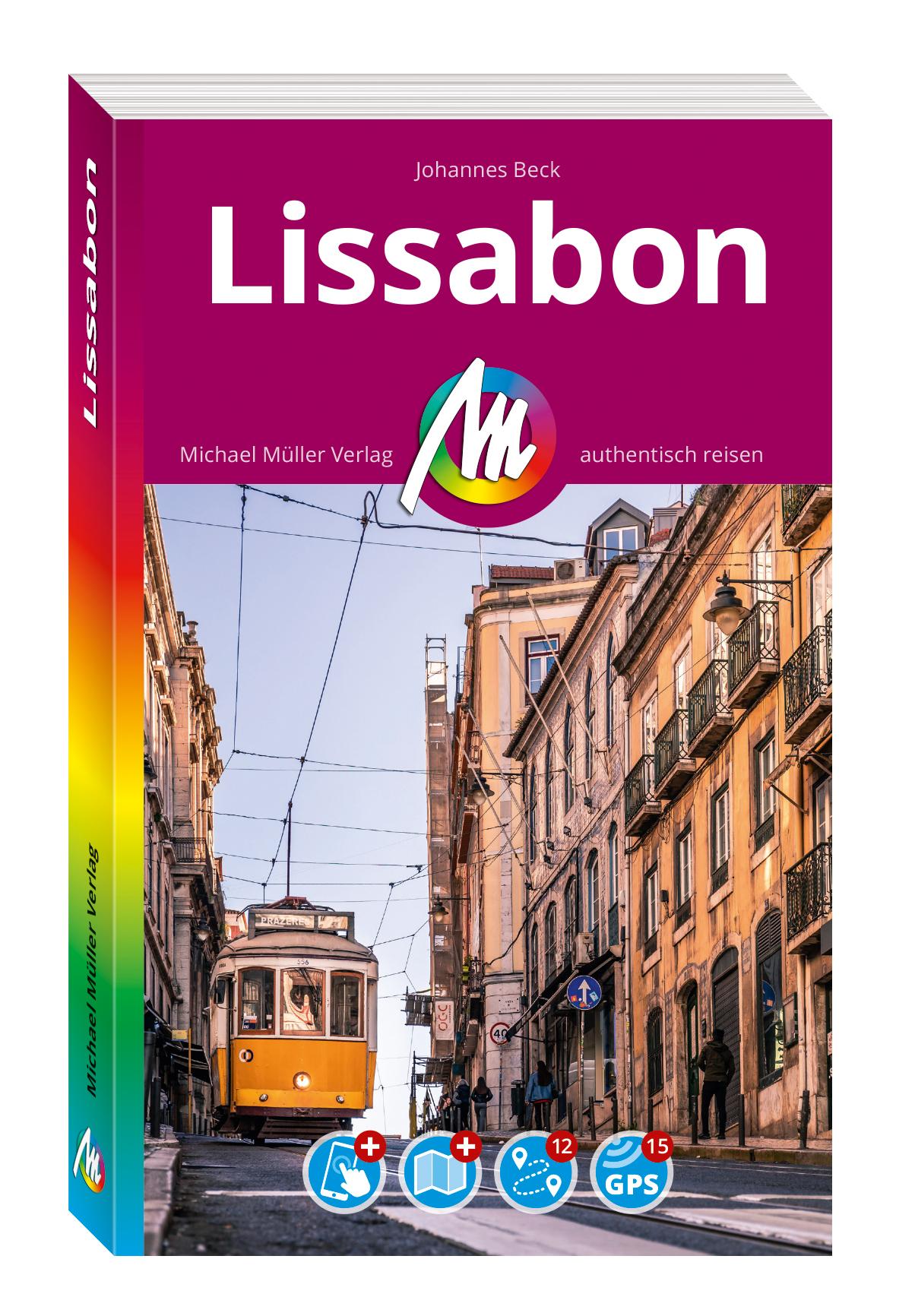 Vorderes Coverbild MICHAEL MÜLLER REISEFÜHRER Lissabon MM-City
