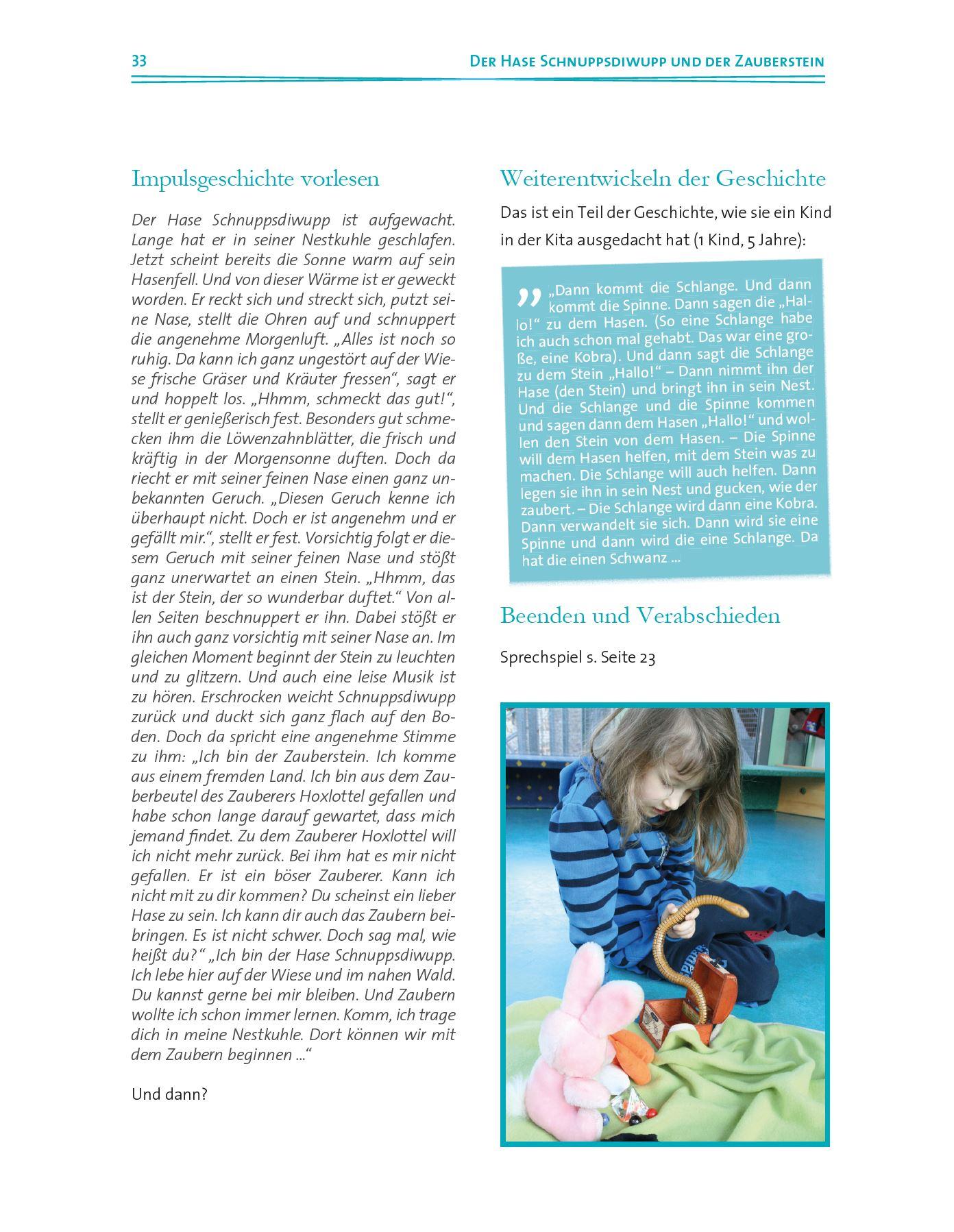 Beispielinhalt (Bild) Sprachförderung mit Geschichtensäckchen (3-6)