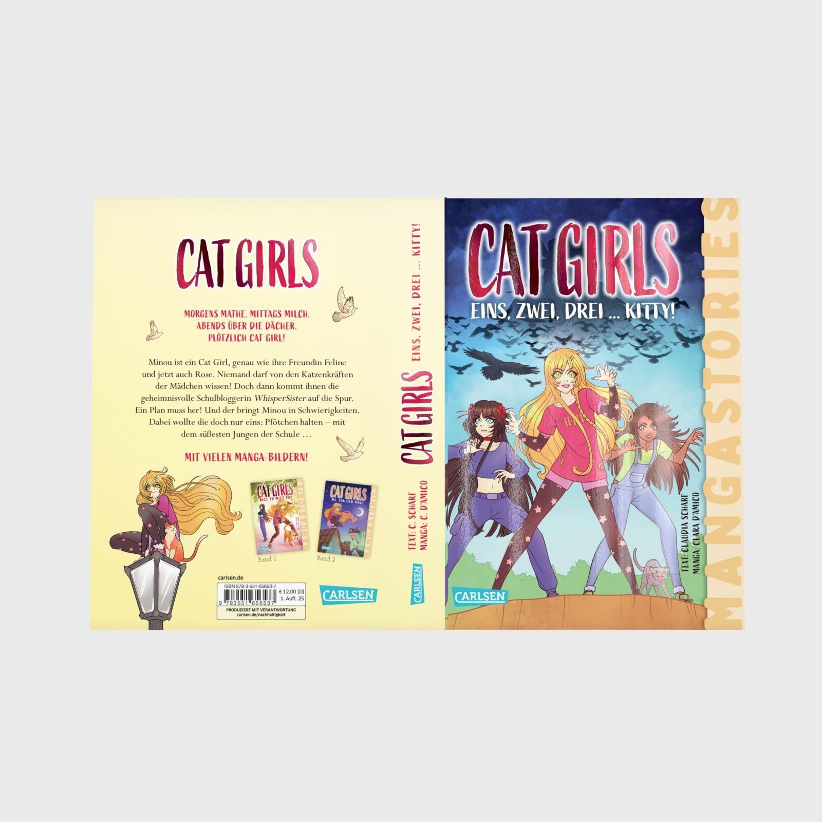 Beispielinhalt (Bild) CAT GIRLS Band 3 - Eins, zwei, drei... Kitty