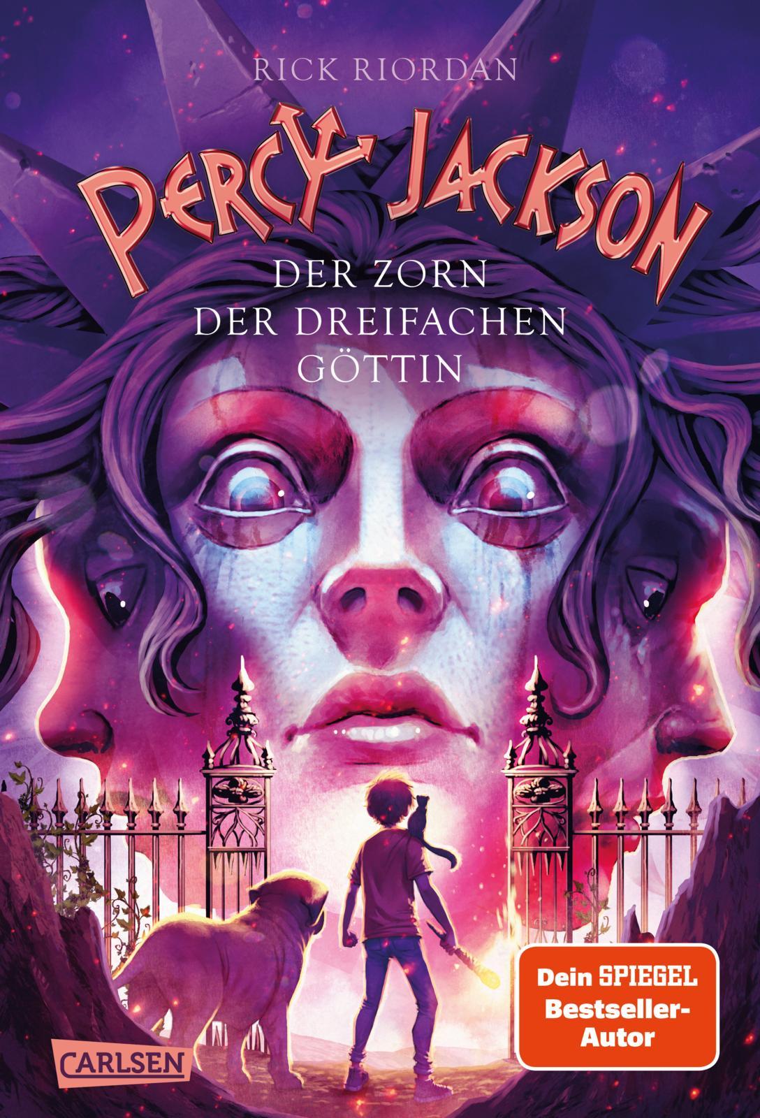 Vorderes Coverbild Percy Jackson 7: Der Zorn der dreifachen Göttin