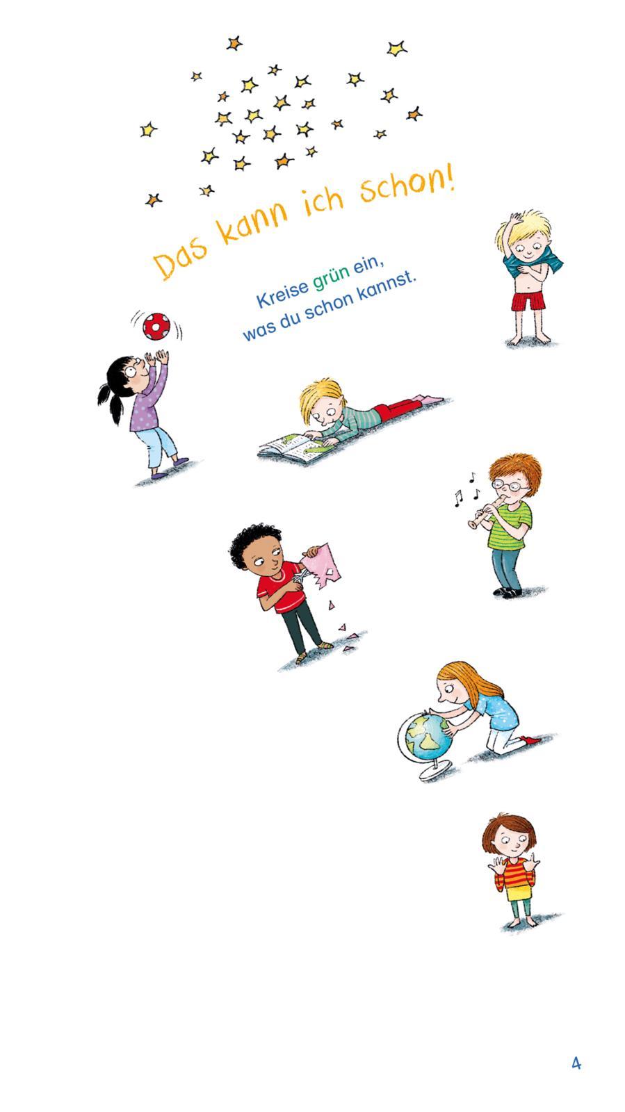 Beispielinhalt (Bild) Schlau für die Schule: Bunte Rätsel zum Schulstart (Schultüte 2025 rosa)