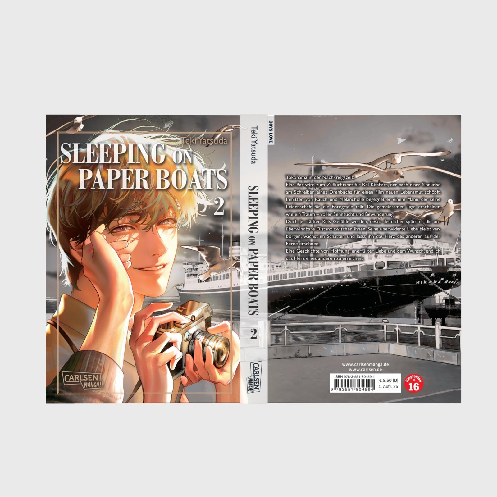 Beispielinhalt (Bild) Sleeping on Paper Boats 2