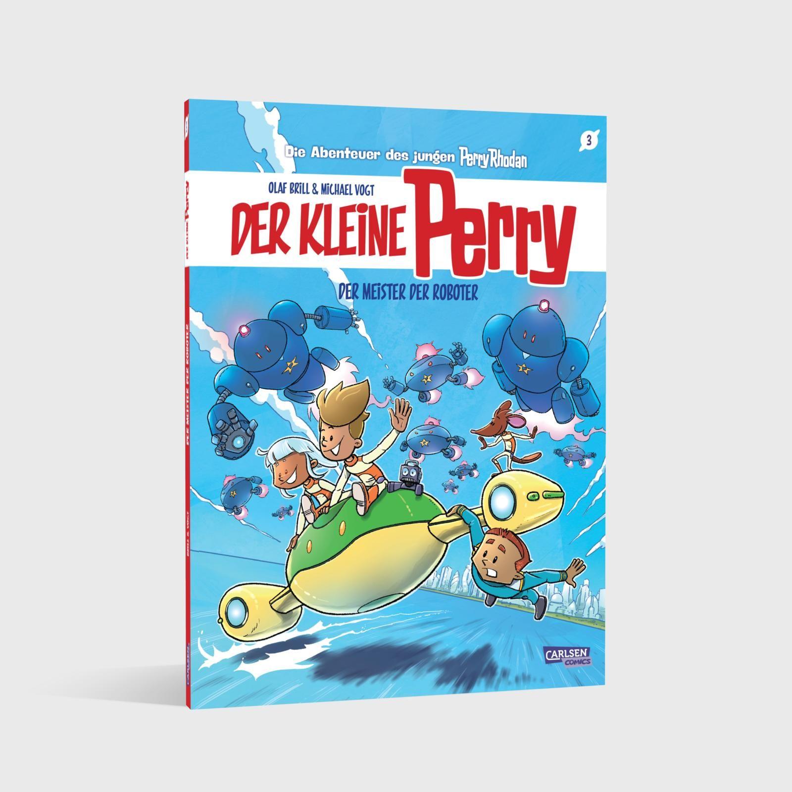 Beispielinhalt (Bild) Der kleine Perry 3: Der Meister der Roboter