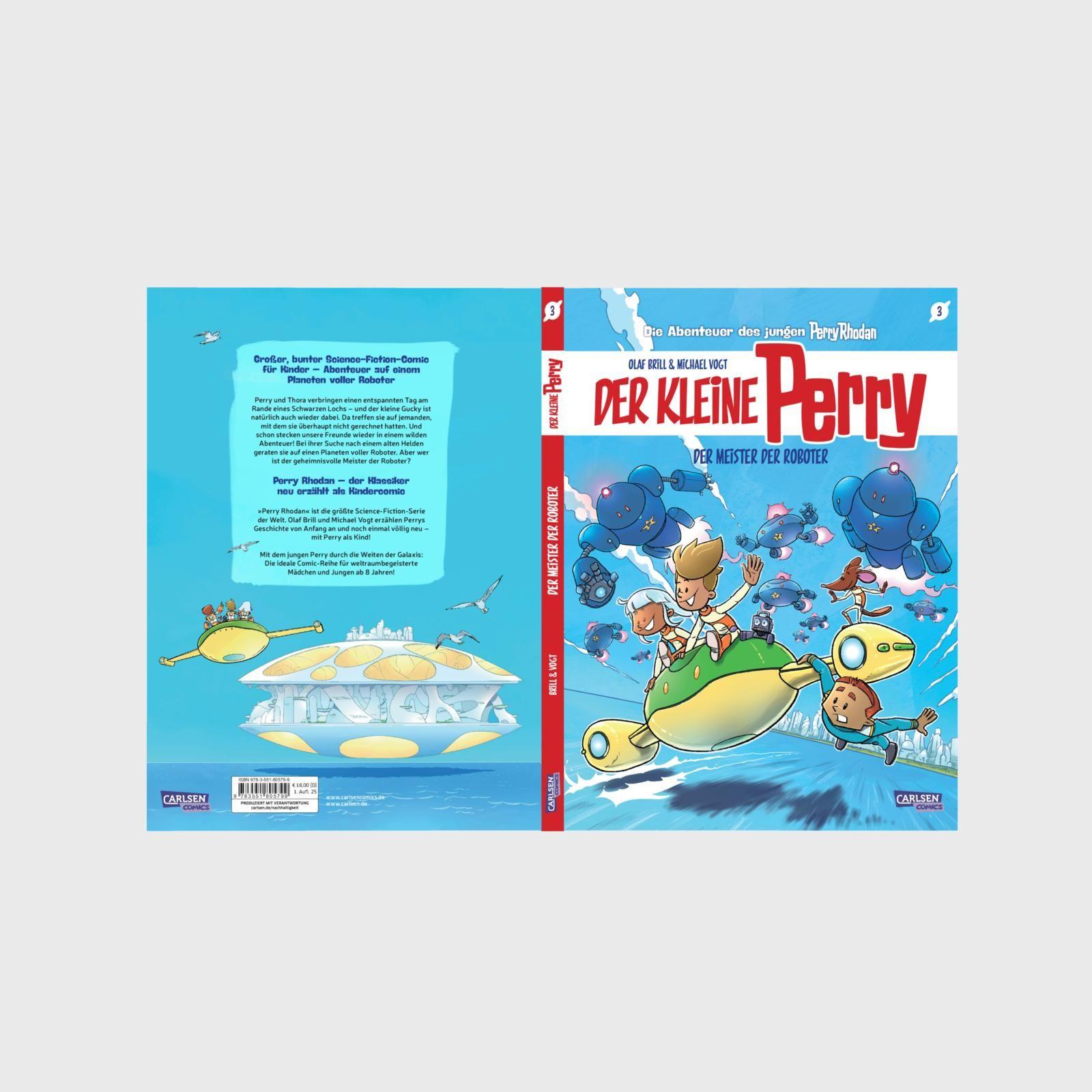 Beispielinhalt (Bild) Der kleine Perry 3: Der Meister der Roboter