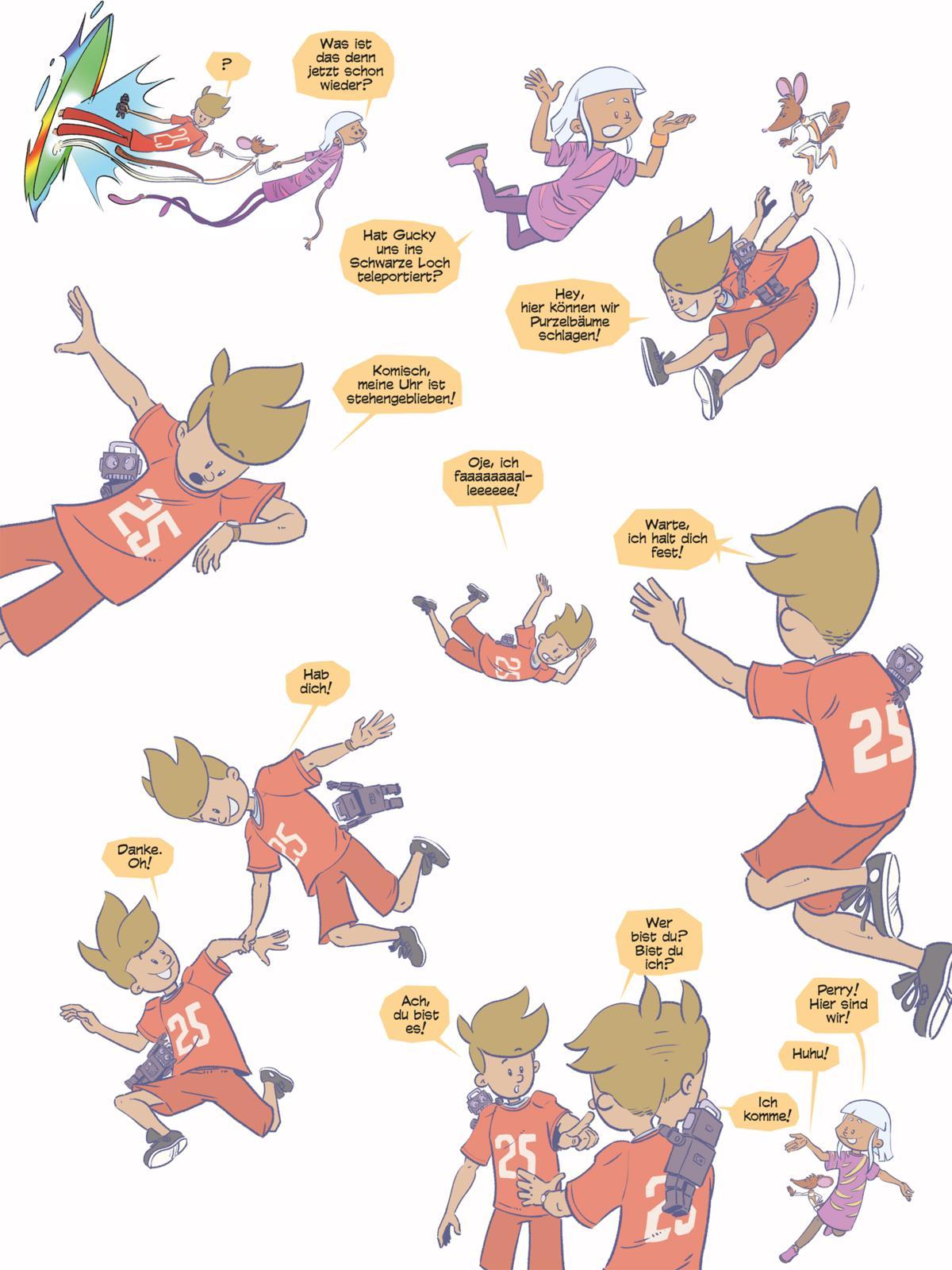 Beispielinhalt (Bild) Der kleine Perry 3: Der Meister der Roboter