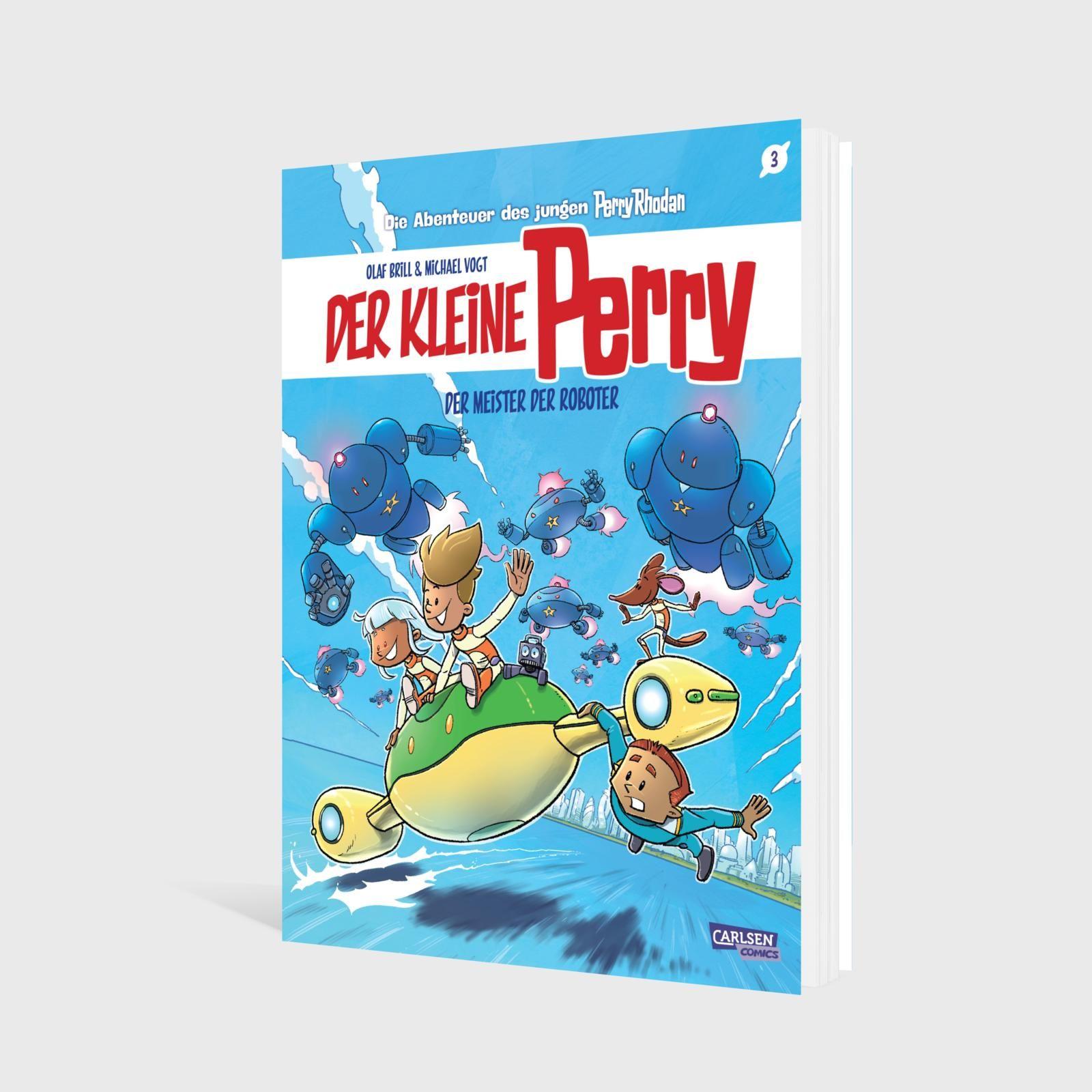 Beispielinhalt (Bild) Der kleine Perry 3: Der Meister der Roboter