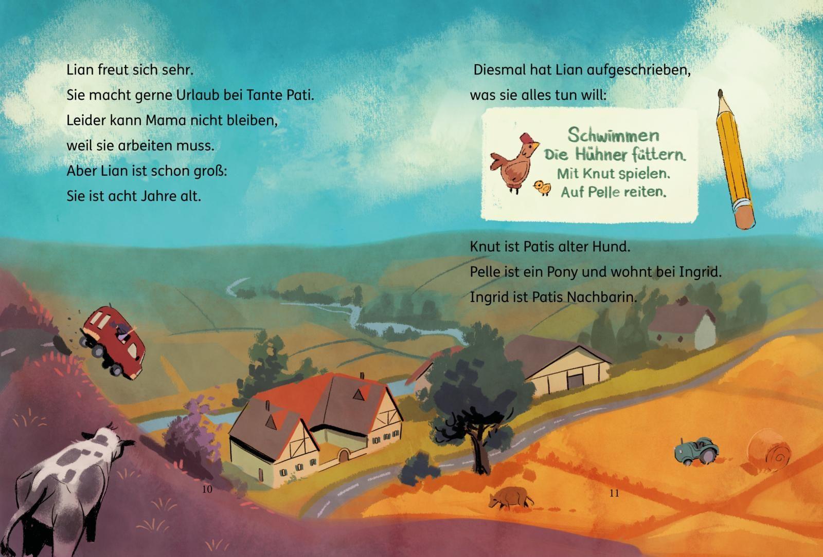 Beispielinhalt (Bild) Lian, die Tierdetektivin 1: Wo ist Mumpitz?