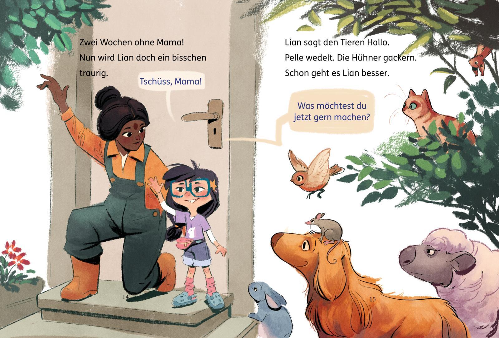 Beispielinhalt (Bild) Lian, die Tierdetektivin 1: Wo ist Mumpitz?