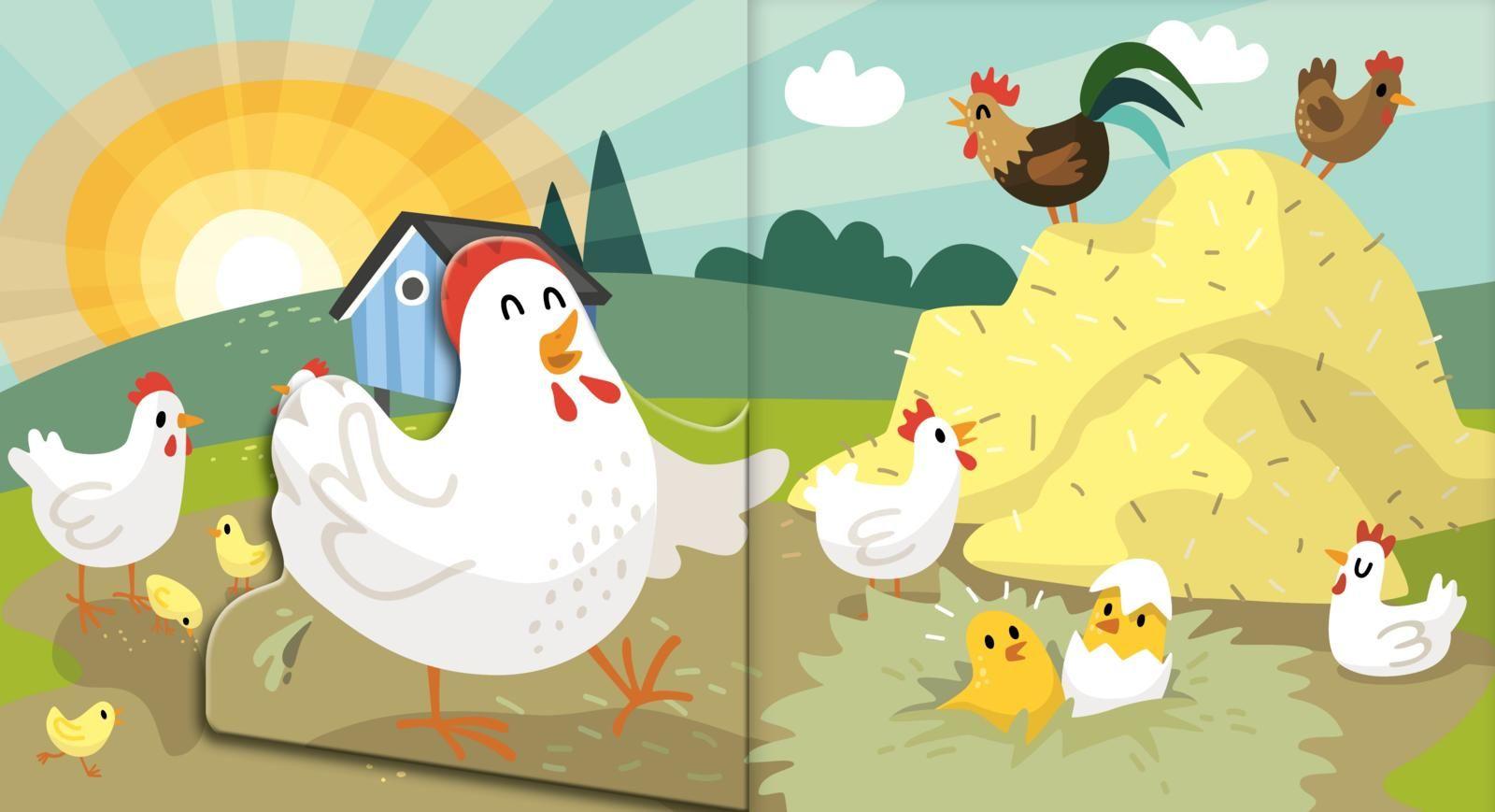 Beispielinhalt (Bild) Baby Pixi (unkaputtbar) 141: Flippediflapp: Tiere auf dem Bauernhof