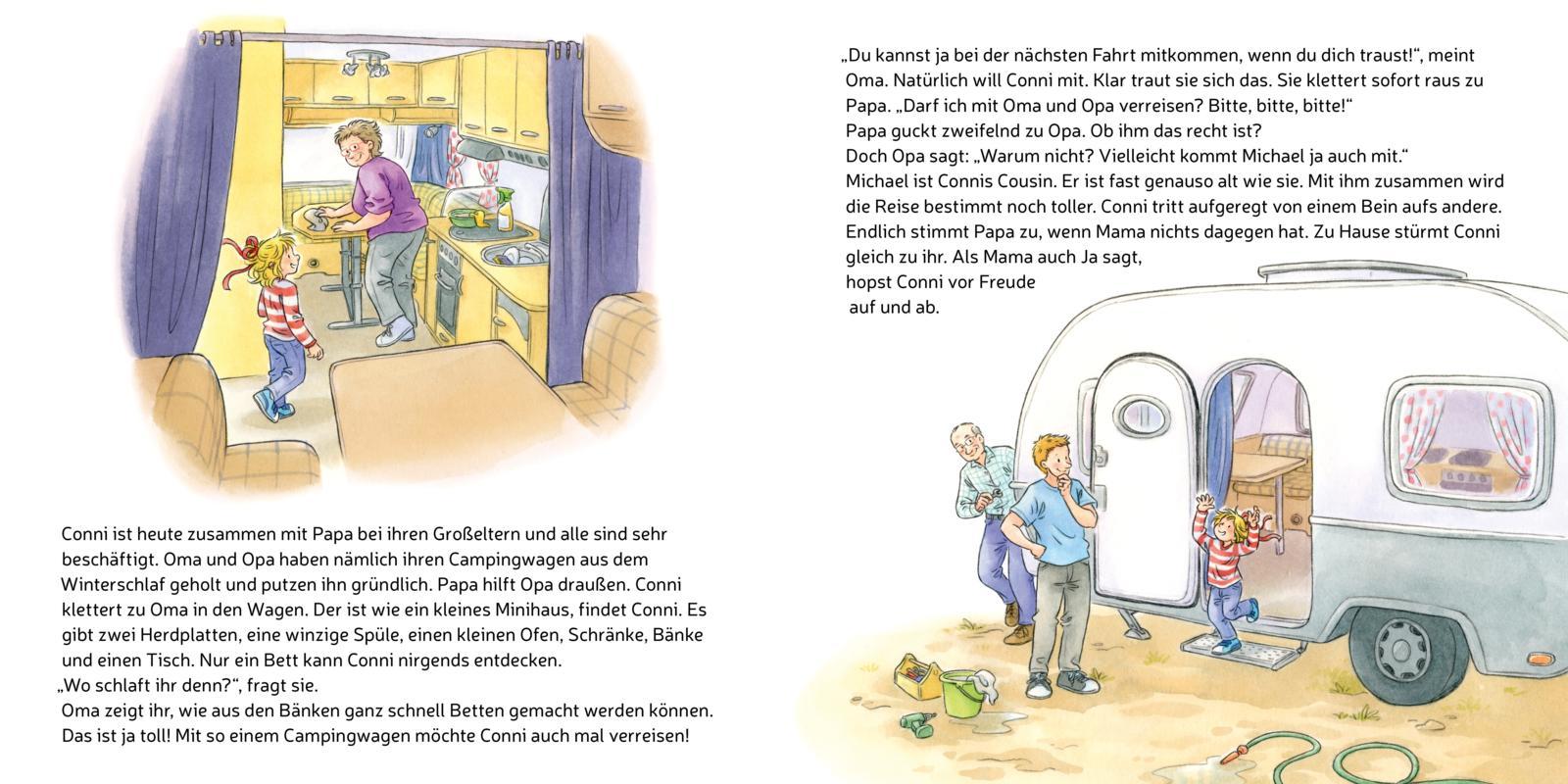 Beispielinhalt (Bild) LESEMAUS 115: Conni traut sich was