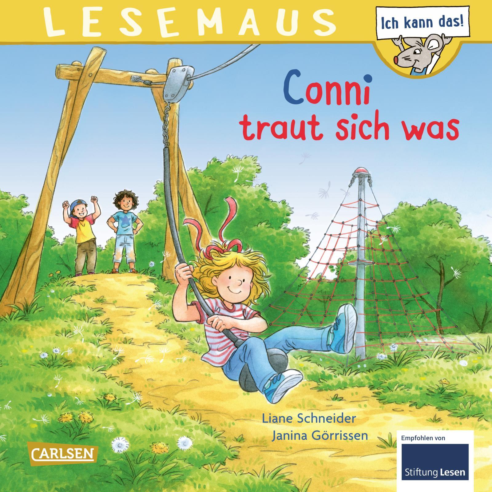 Vorderes Coverbild LESEMAUS 115: Conni traut sich was