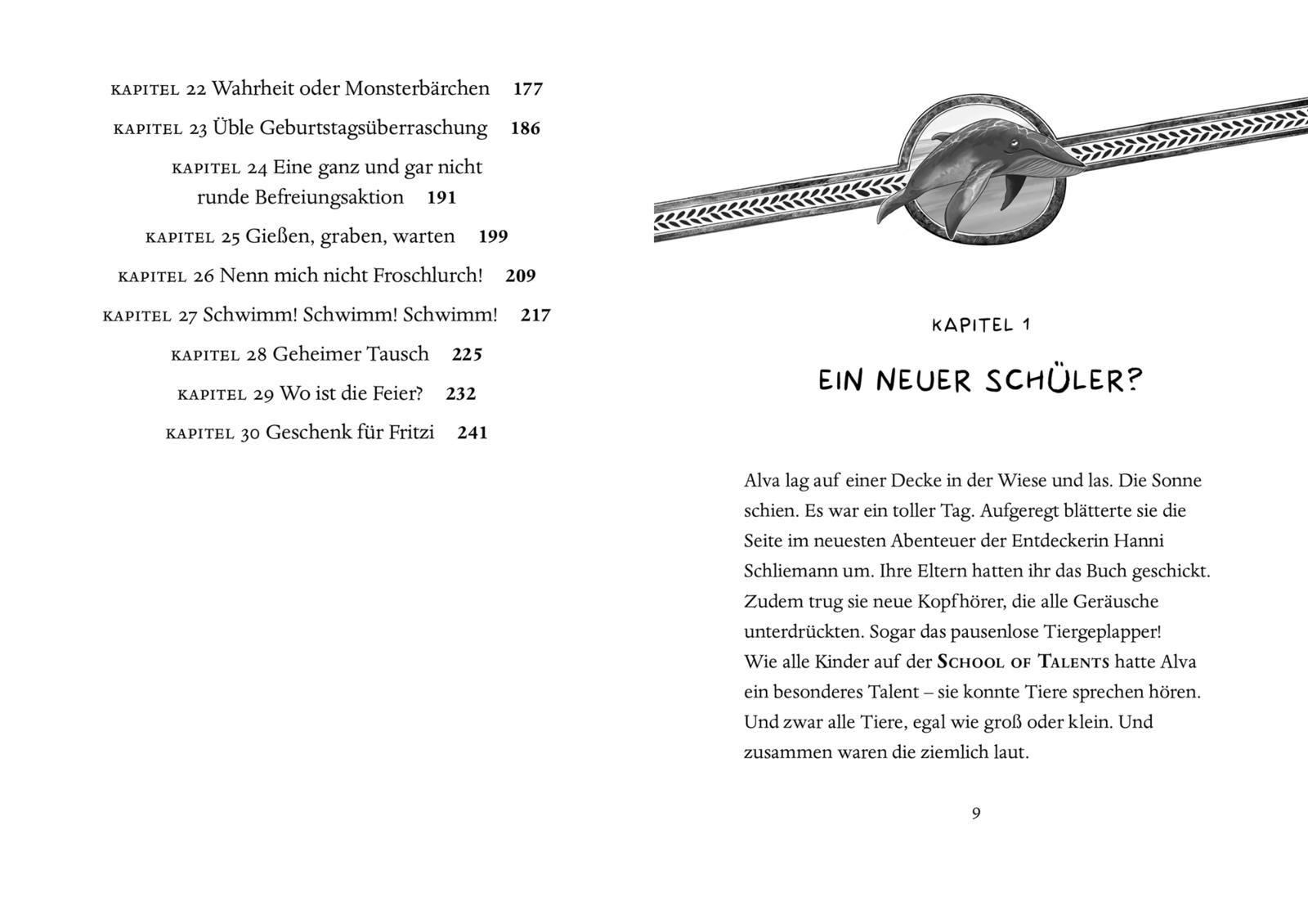 Beispielinhalt (Bild) School of Talents 8: Achte Stunde: Walfrei!
