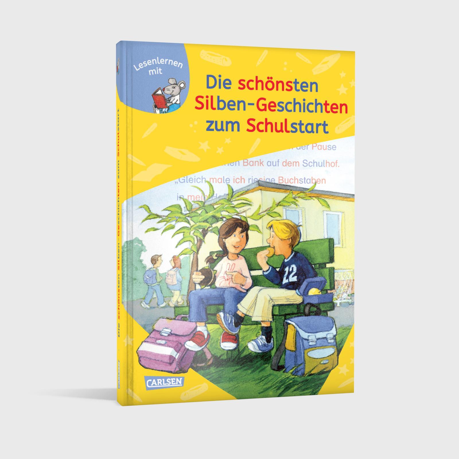 Beispielinhalt (Bild) LESEMAUS zum Lesenlernen Sammelbände: Die schönsten Silben-Geschichten zum Schulstart