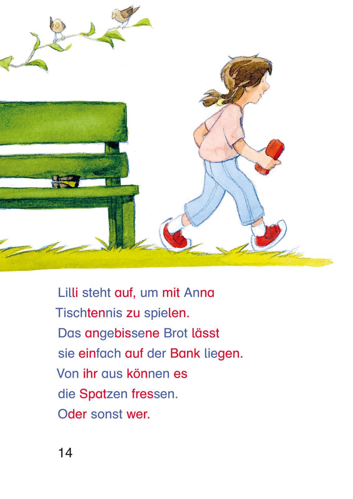 Beispielinhalt (Bild) LESEMAUS zum Lesenlernen Sammelbände: Die schönsten Silben-Geschichten zum Schulstart