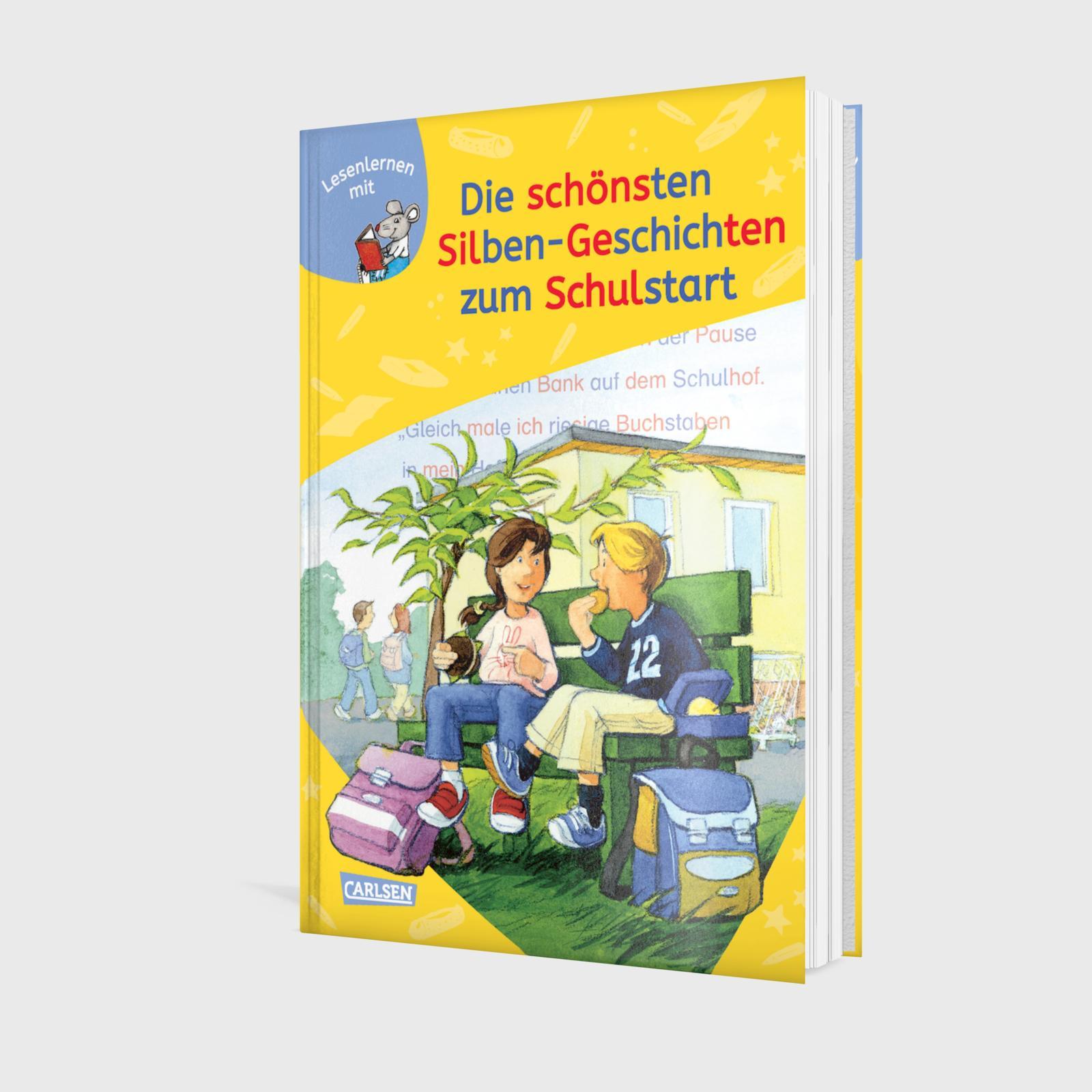 Beispielinhalt (Bild) LESEMAUS zum Lesenlernen Sammelbände: Die schönsten Silben-Geschichten zum Schulstart