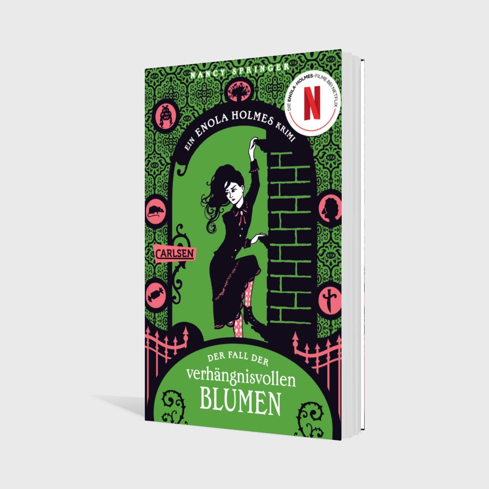 Beispielinhalt (Bild) Enola Holmes: Der Fall der verhängnisvollen Blumen