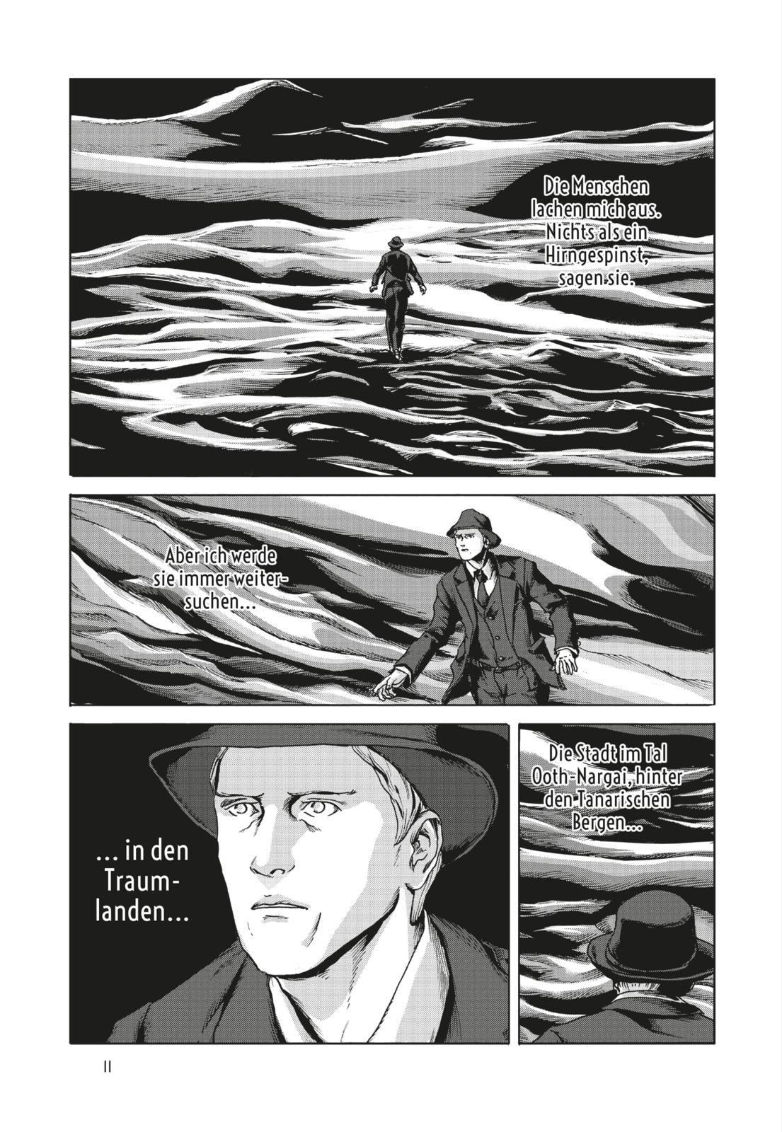 Beispielinhalt (Bild) H.P. Lovecraft Manga: Die Katzen von Ulthar