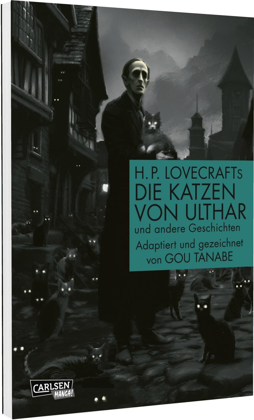 Vorderes Coverbild H.P. Lovecraft Manga: Die Katzen von Ulthar