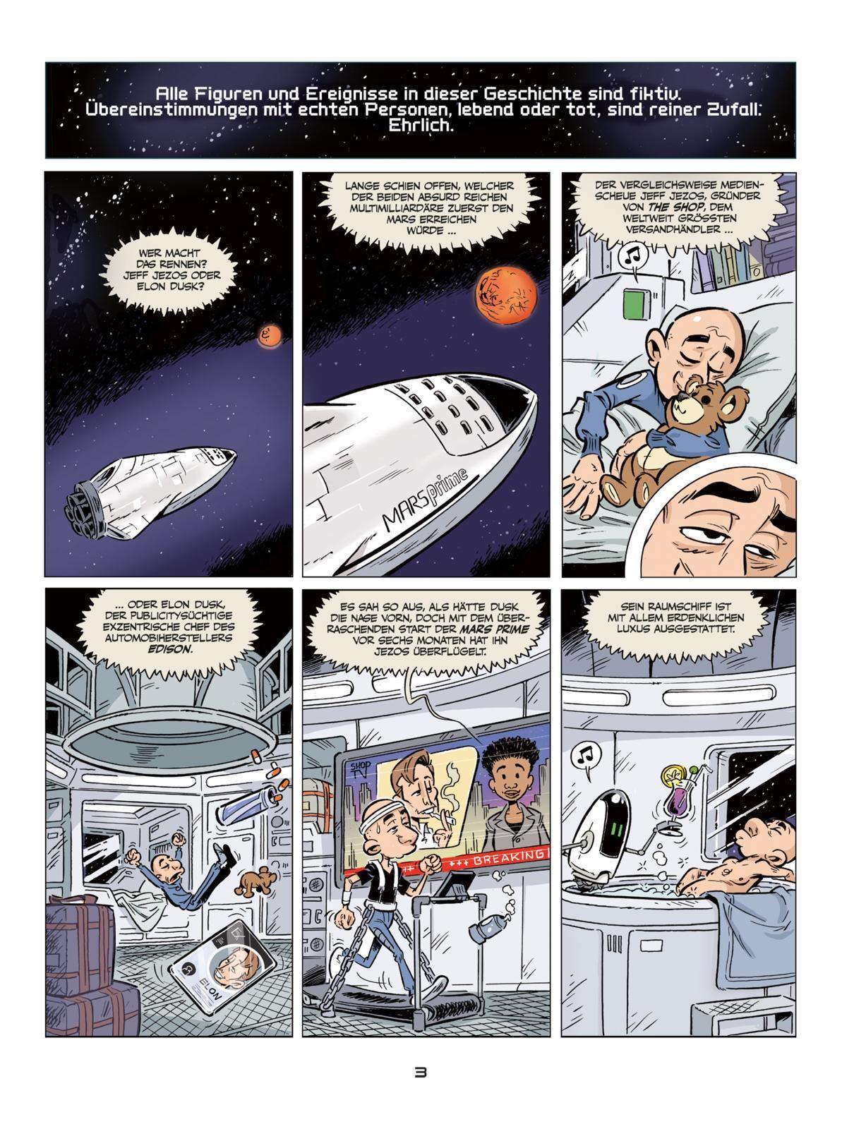 Beispielinhalt (Bild) Elon & Jeff on Mars