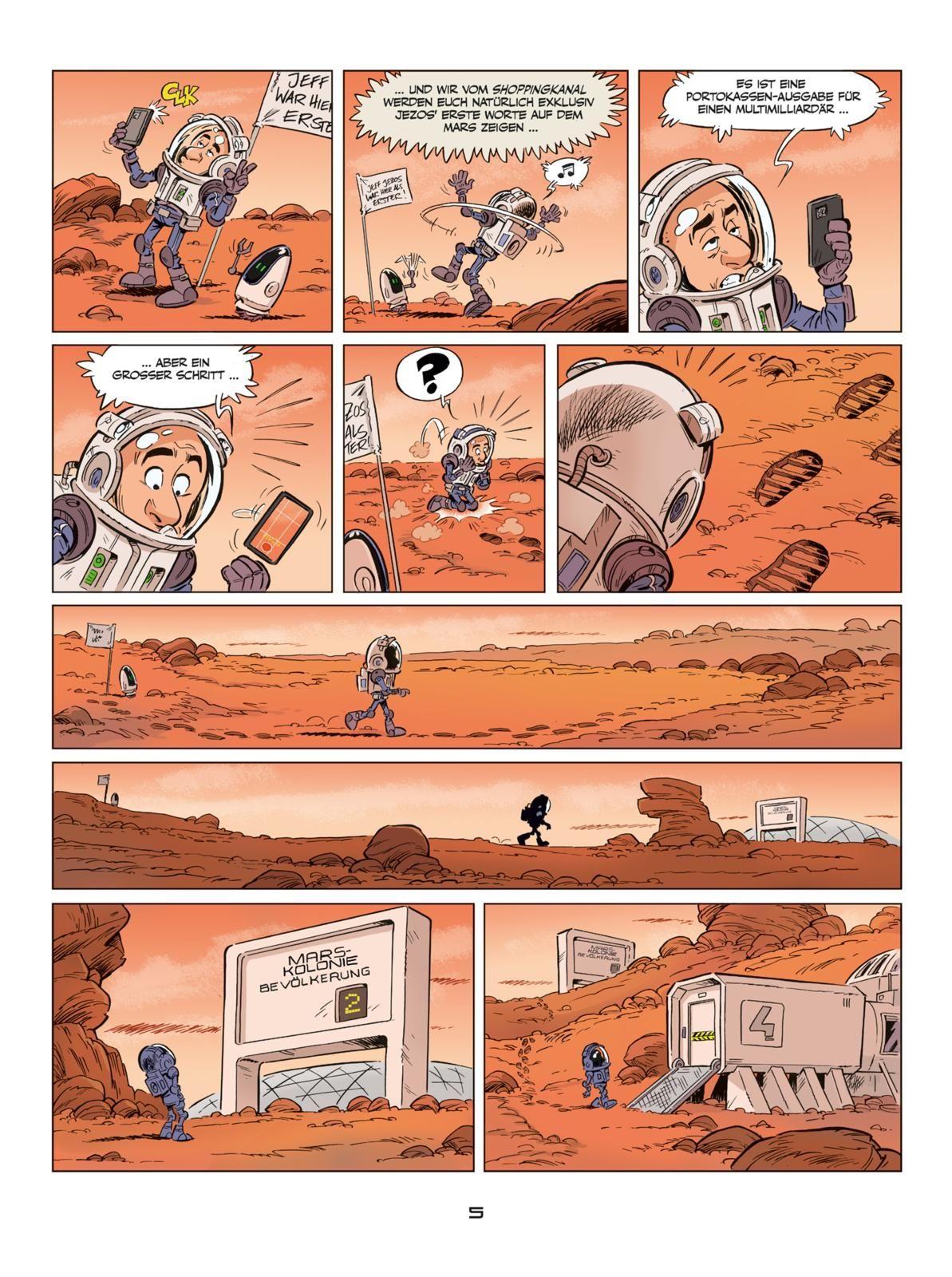 Beispielinhalt (Bild) Elon & Jeff on Mars