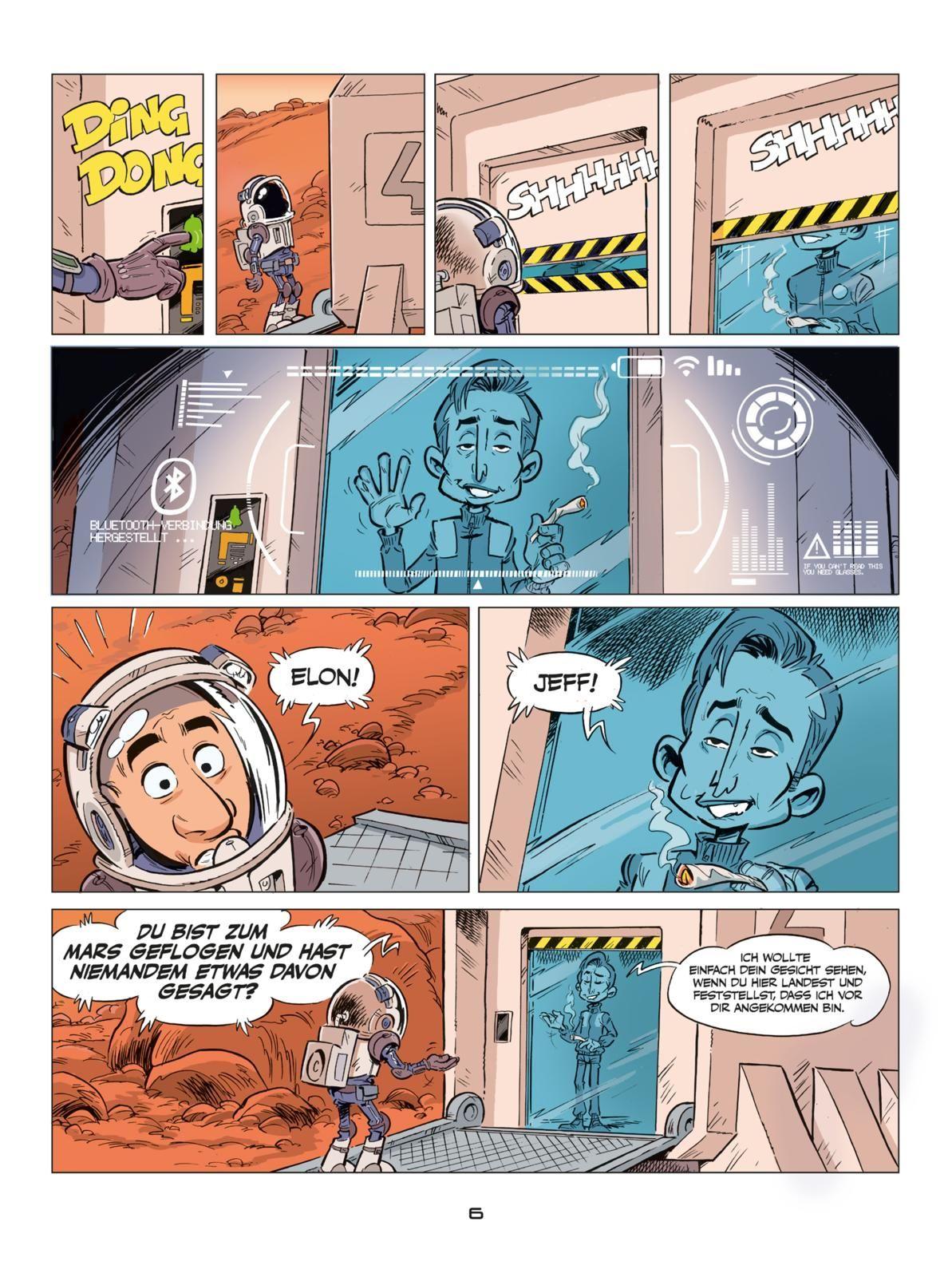 Beispielinhalt (Bild) Elon & Jeff on Mars