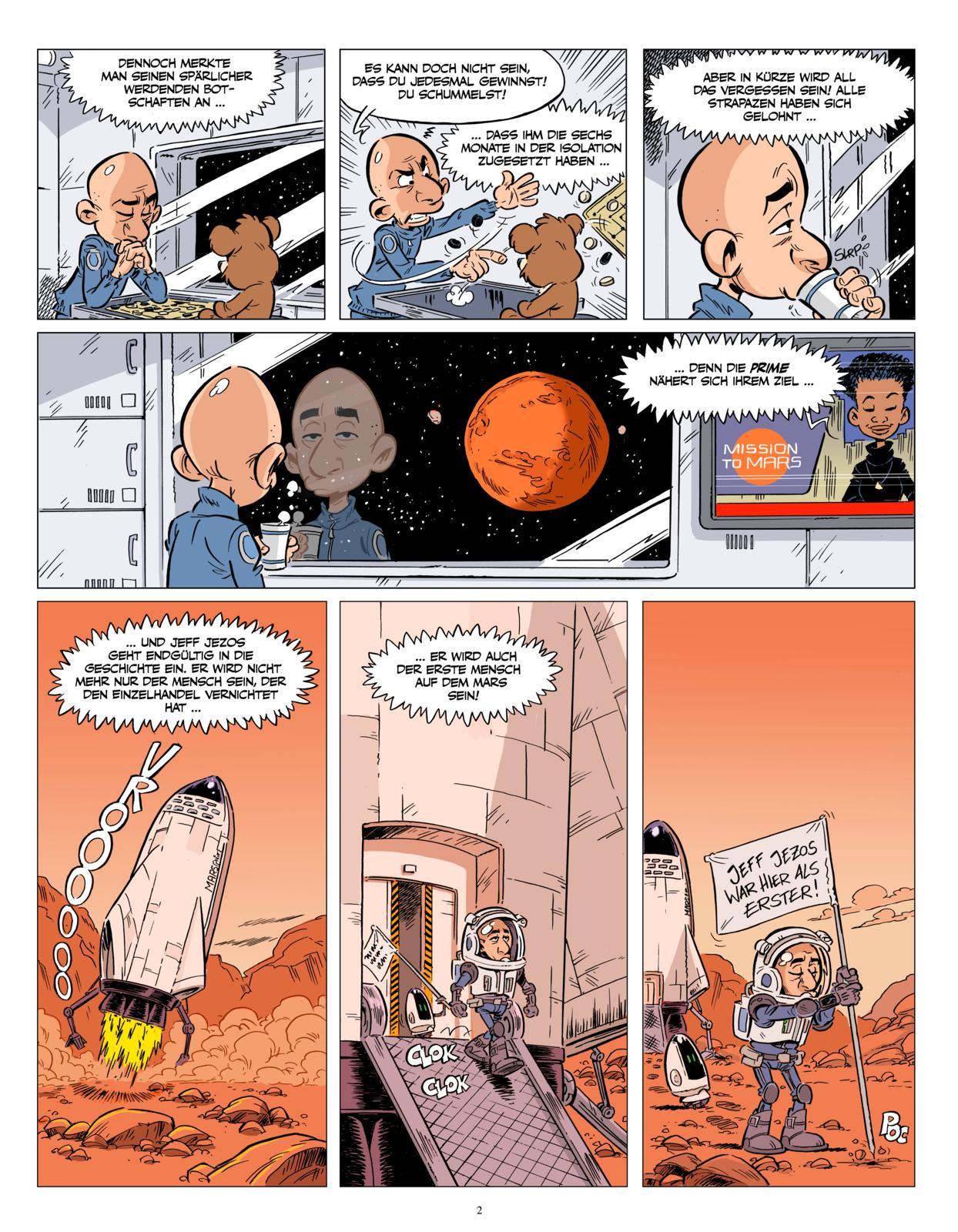 Beispielinhalt (Bild) Elon & Jeff on Mars
