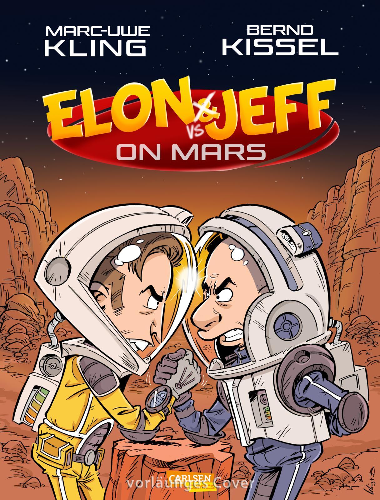 Vorderes Coverbild Elon & Jeff on Mars