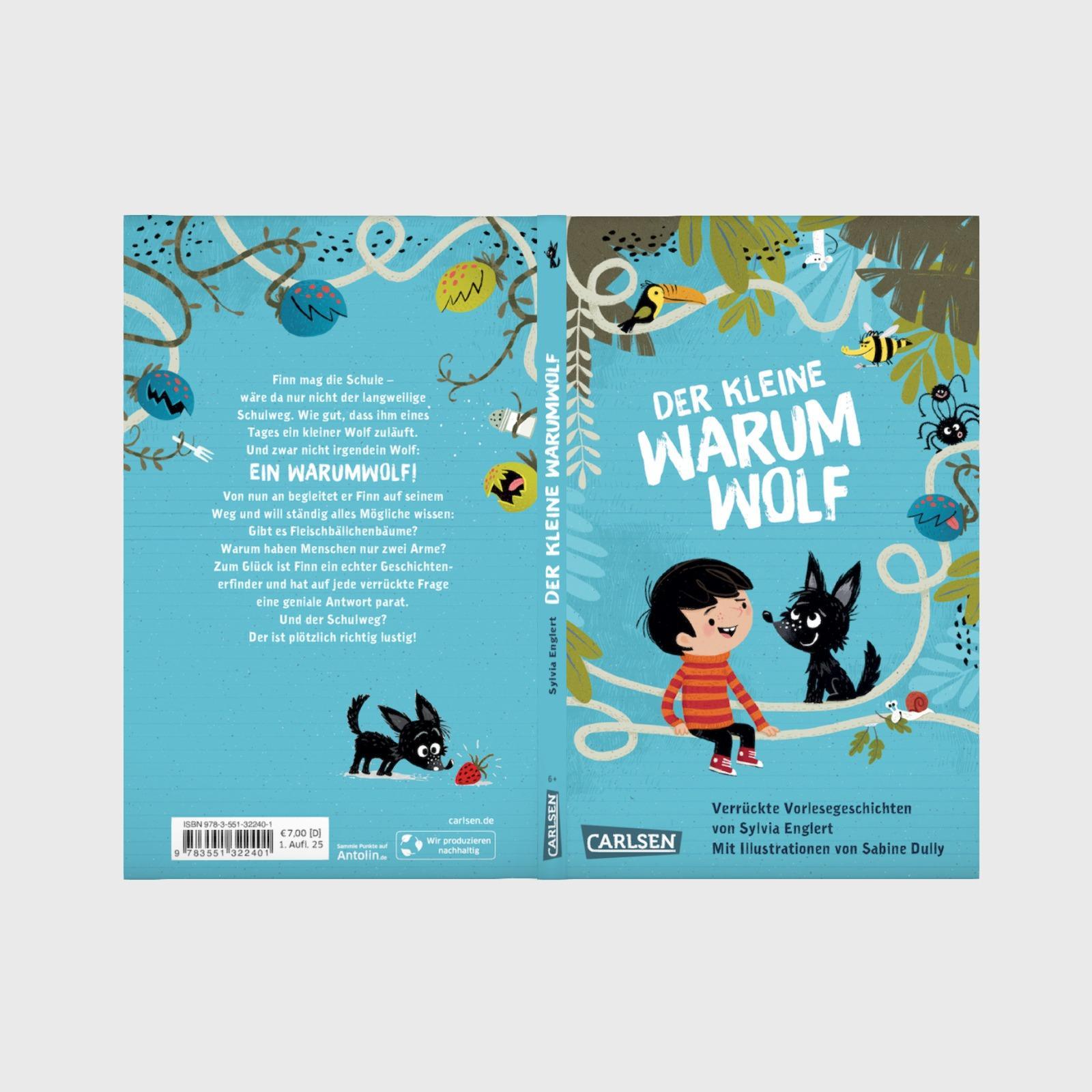 Beispielinhalt (Bild) Der kleine Warumwolf