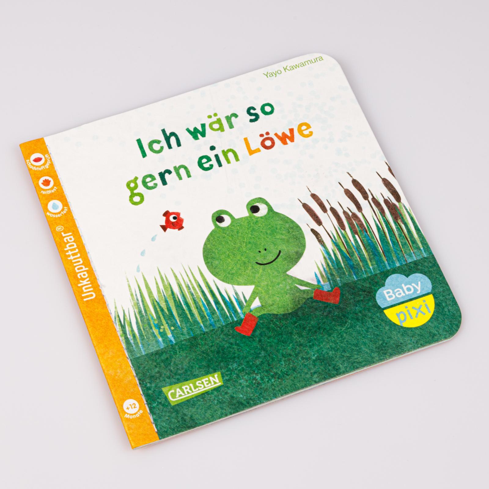 Beispielinhalt (Bild) Baby Pixi (unkaputtbar) 158: Ich wär so gern ein Löwe