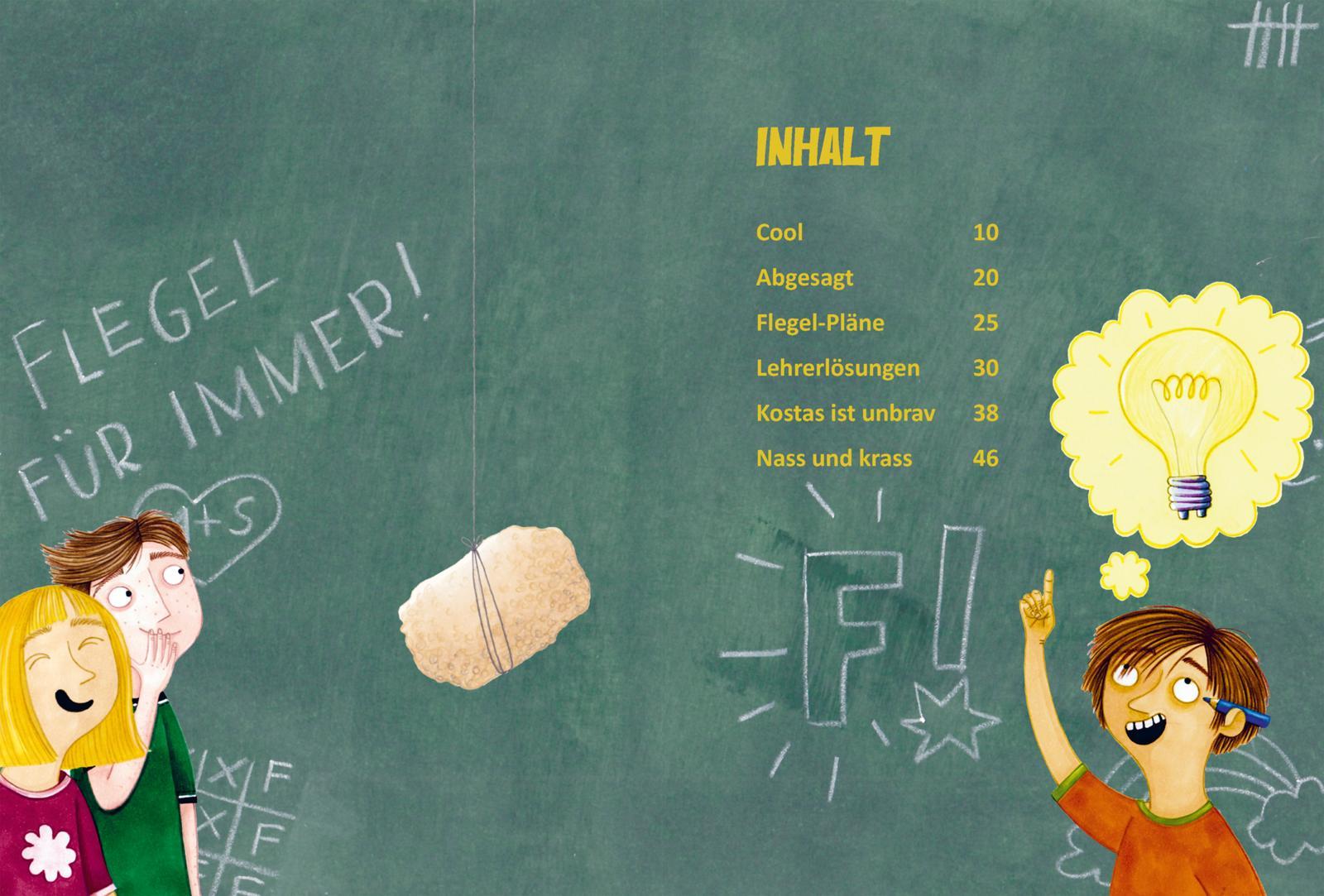 Beispielinhalt (Bild) Die Flegel-AG: Krass nass!