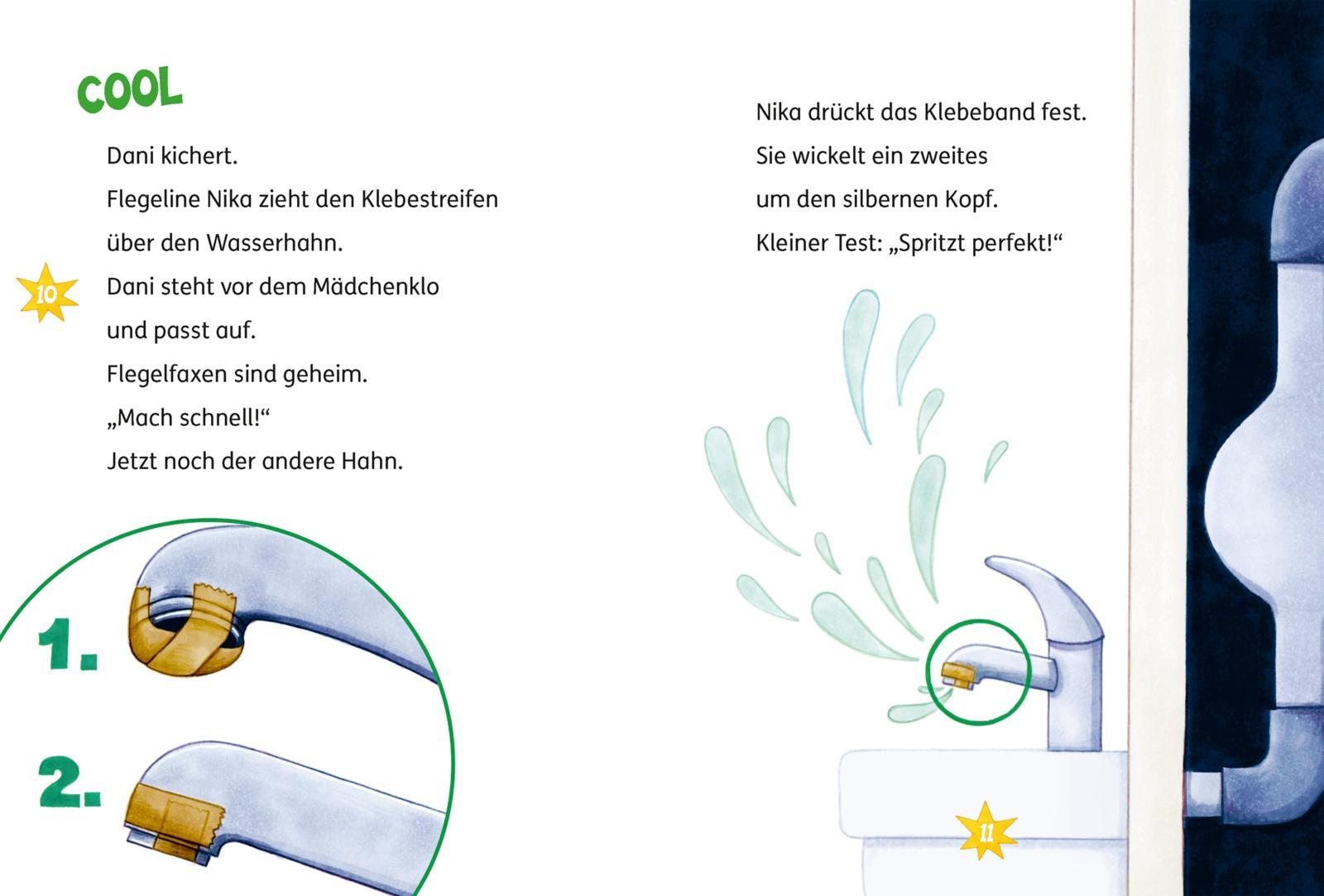 Beispielinhalt (Bild) Die Flegel-AG: Krass nass!