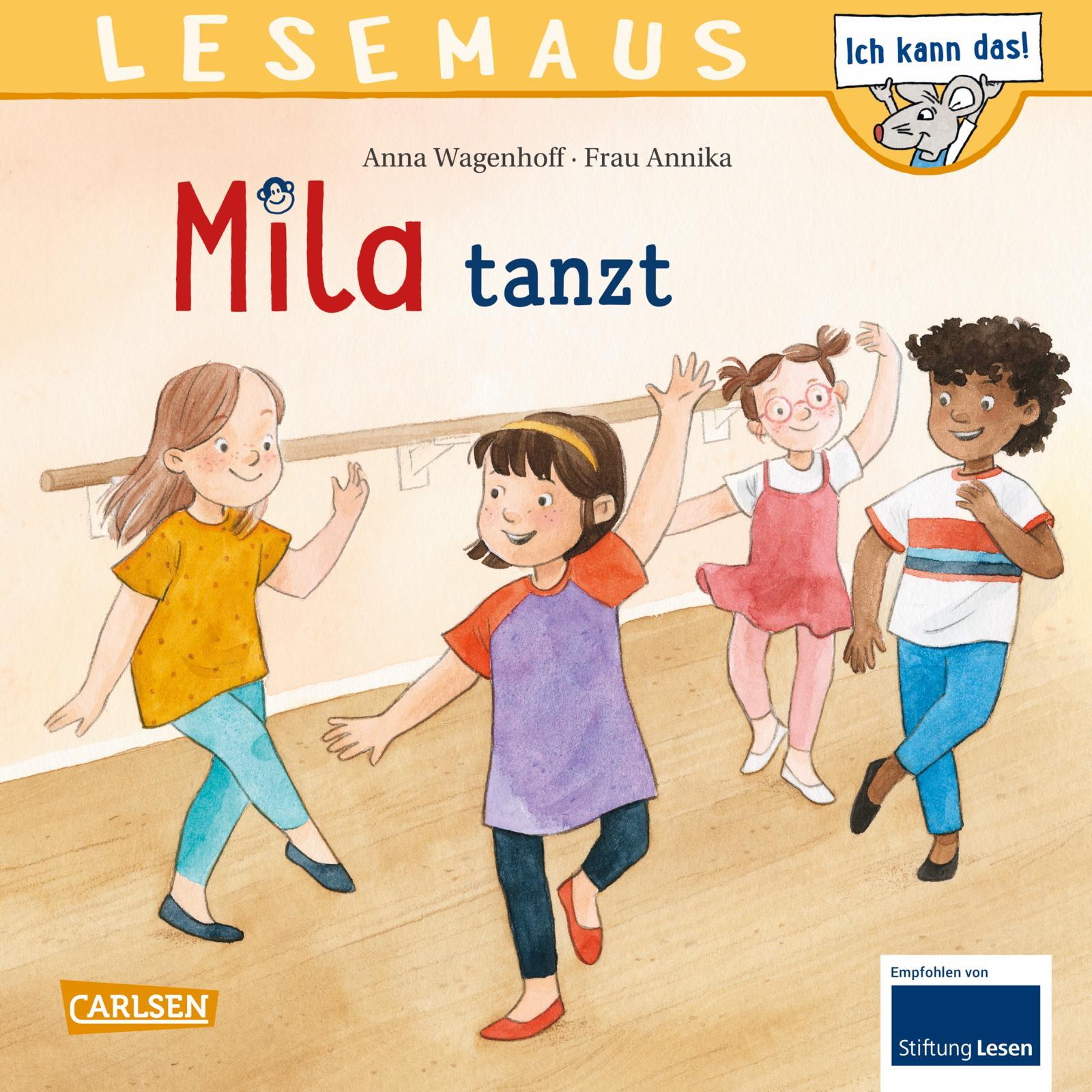 Vorderes Coverbild LESEMAUS 215: Mila tanzt