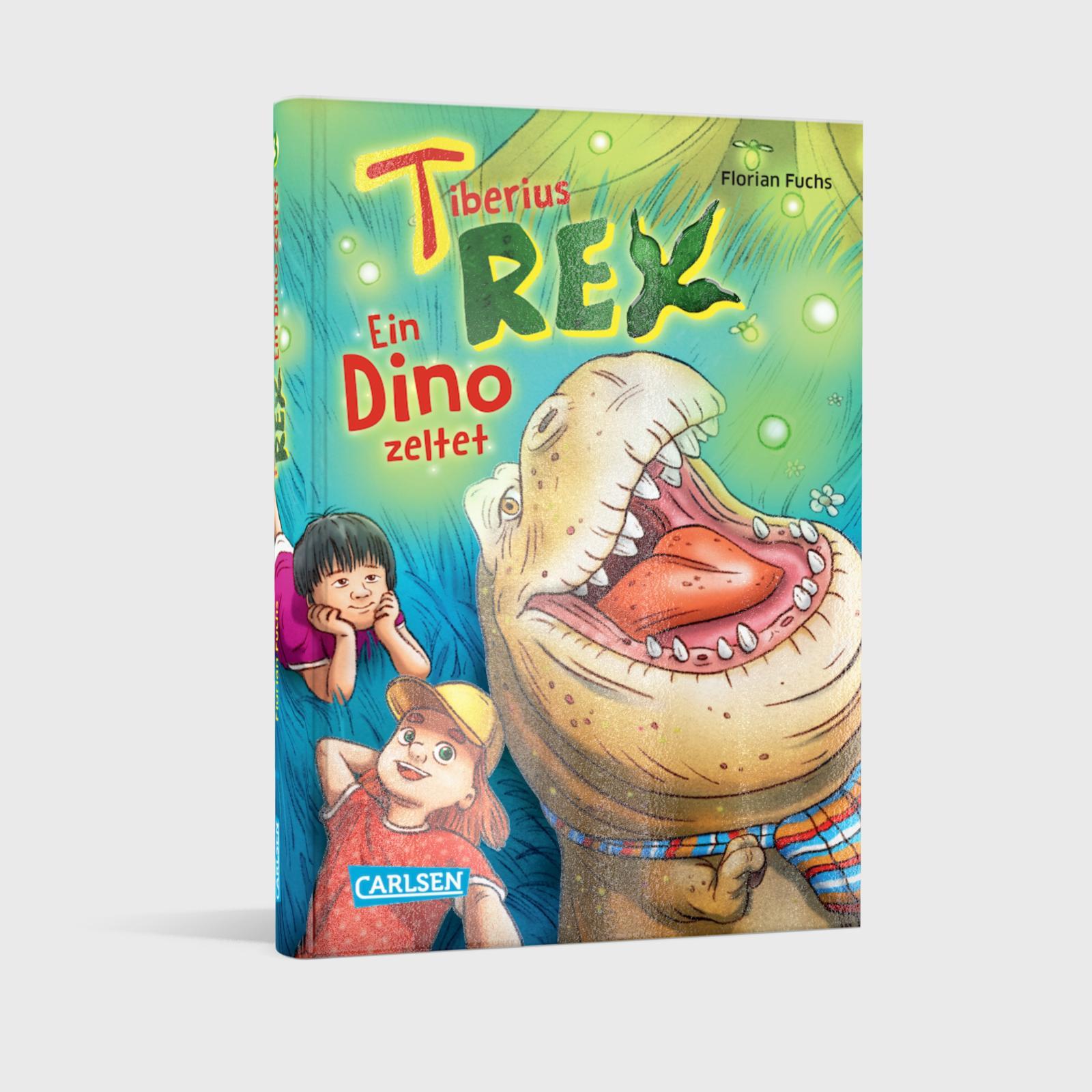 Beispielinhalt (Bild) Tiberius Rex 3: Ein Dino zeltet