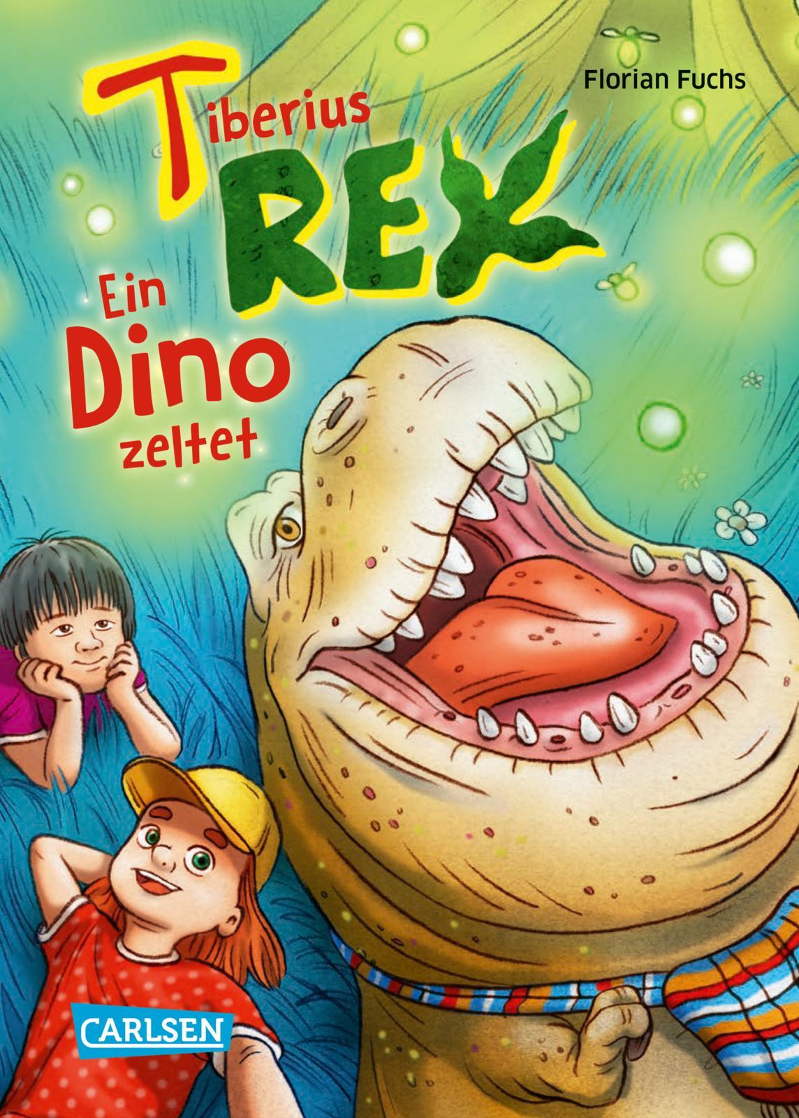 Vorderes Coverbild Tiberius Rex 3: Ein Dino zeltet