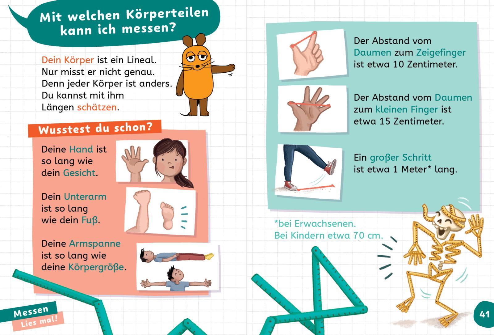 Beispielinhalt (Bild) Frag doch mal ... die Maus: Wissen zum Schulstart: Mathe