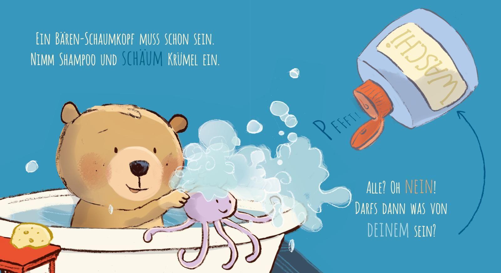 Beispielinhalt (Bild) Baby Pixi (unkaputtbar) 85: Mein erstes Bilderbuch zum Mitmachen: Badest du mich?