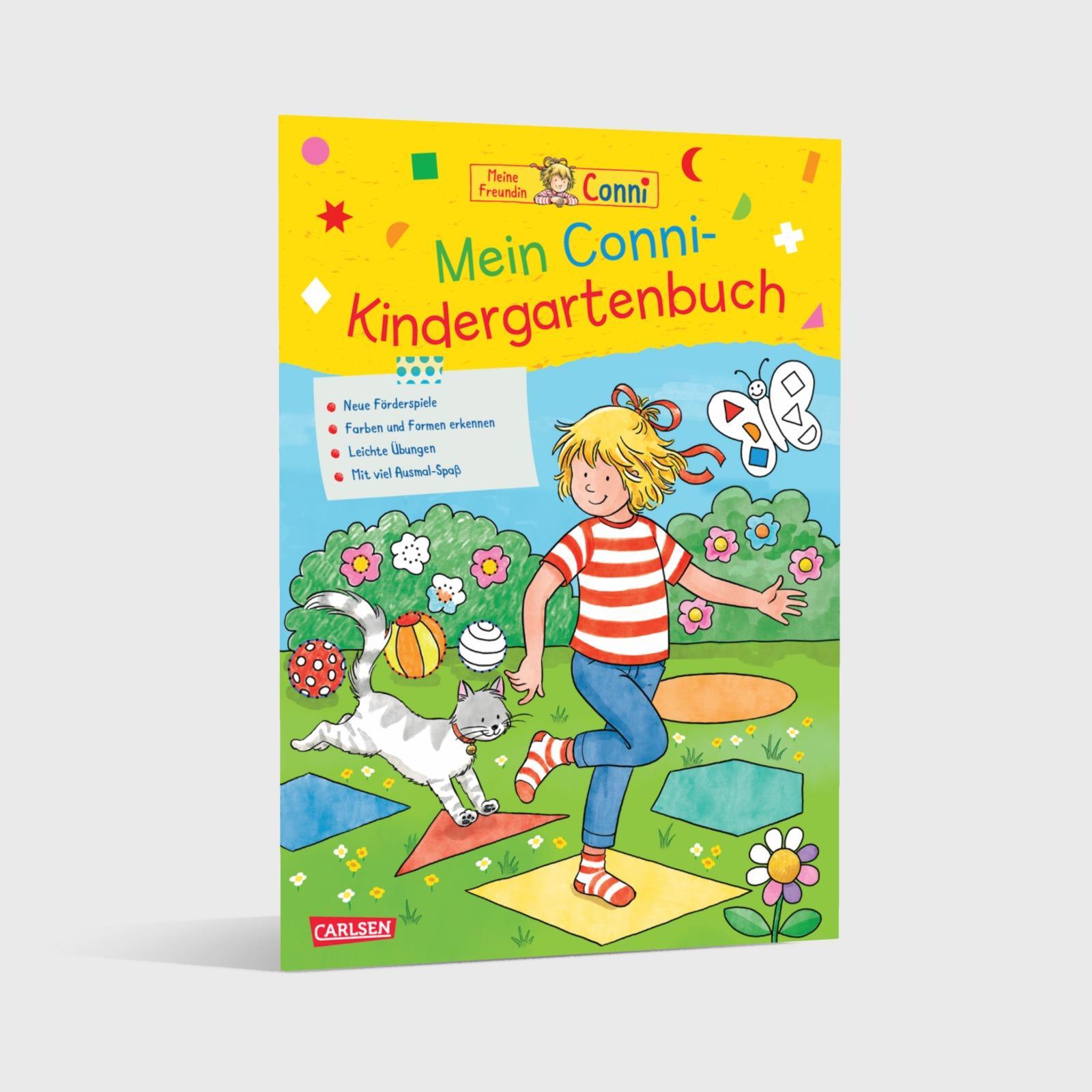 Beispielinhalt (Bild) Conni Gelbe Reihe (Beschäftigungsbuch): Mein Conni-Kindergartenbuch