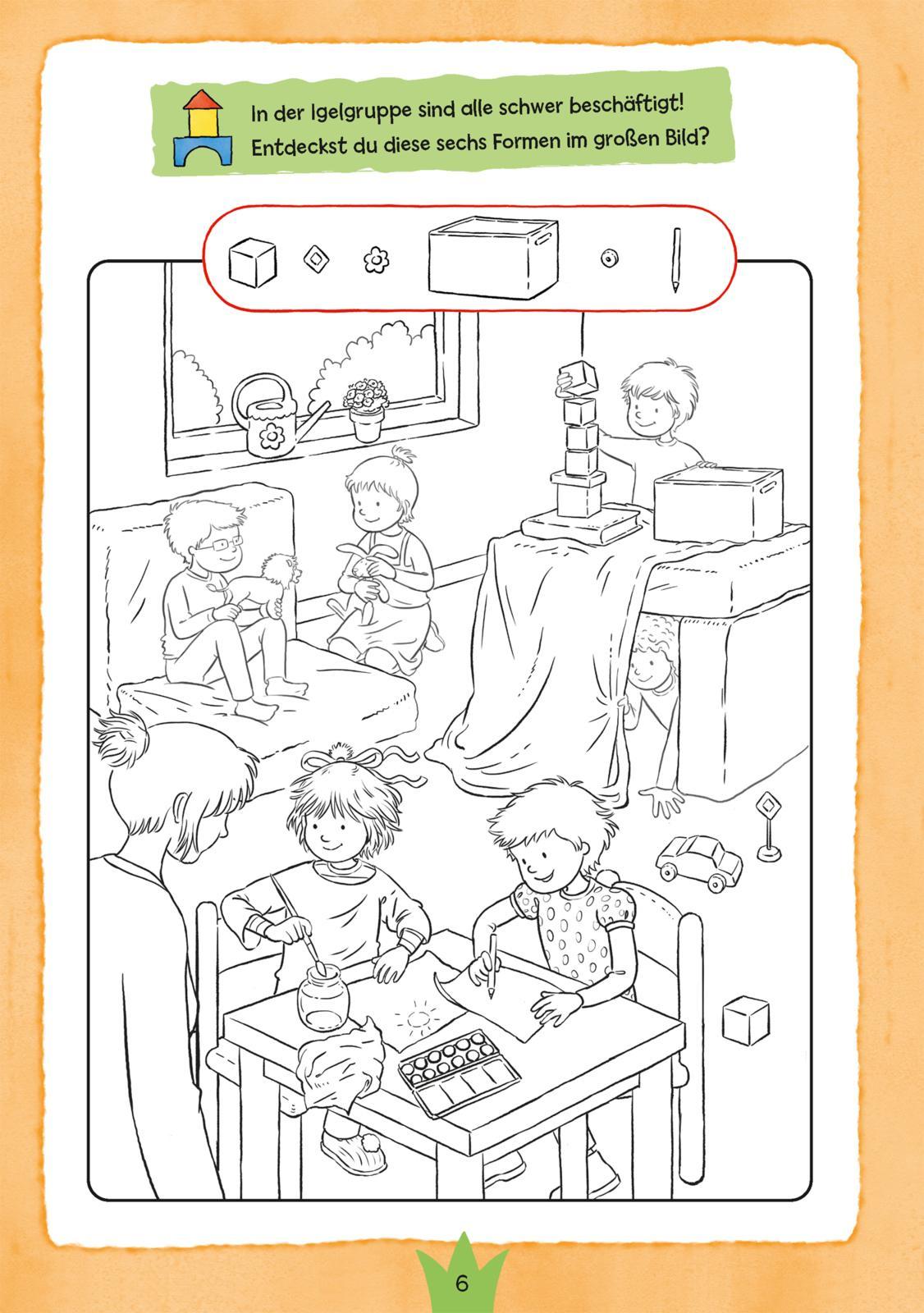 Beispielinhalt (Bild) Conni Gelbe Reihe (Beschäftigungsbuch): Mein Conni-Kindergartenbuch