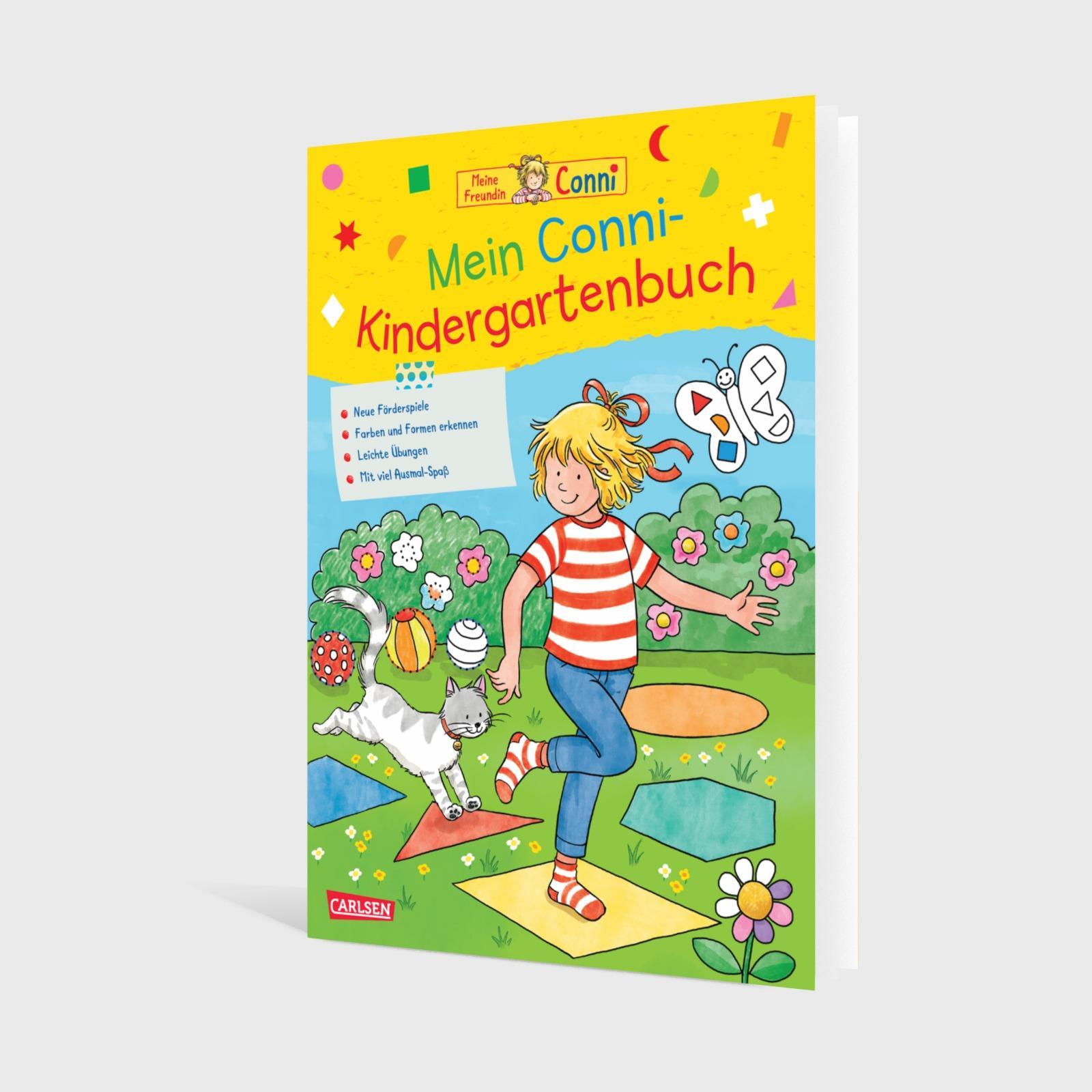 Beispielinhalt (Bild) Conni Gelbe Reihe (Beschäftigungsbuch): Mein Conni-Kindergartenbuch