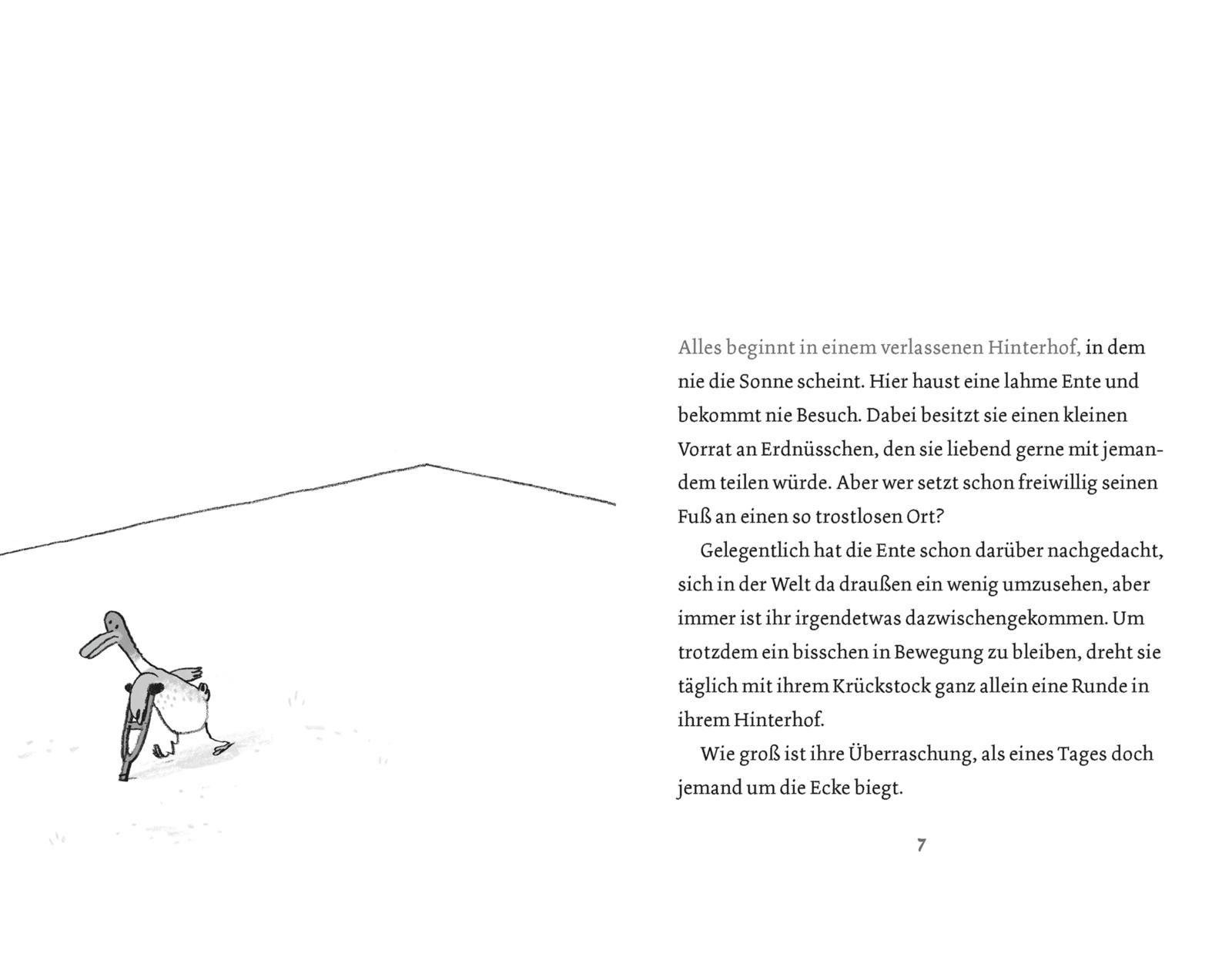 Beispielinhalt (Bild) Lahme Ente, blindes Huhn