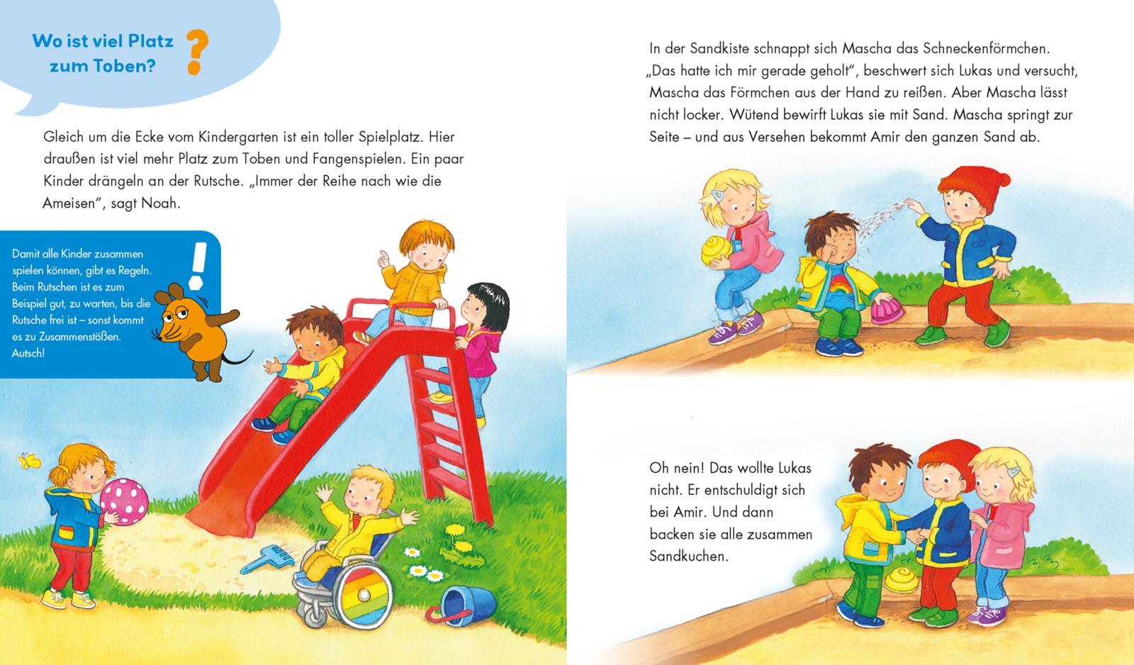 Beispielinhalt (Bild) Unkaputtbar: Frag doch mal die Maus: Der Kindergarten