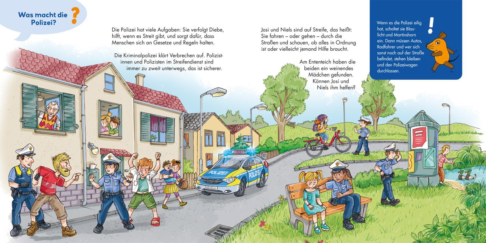 Beispielinhalt (Bild) Frag doch mal ... die Maus: Polizei