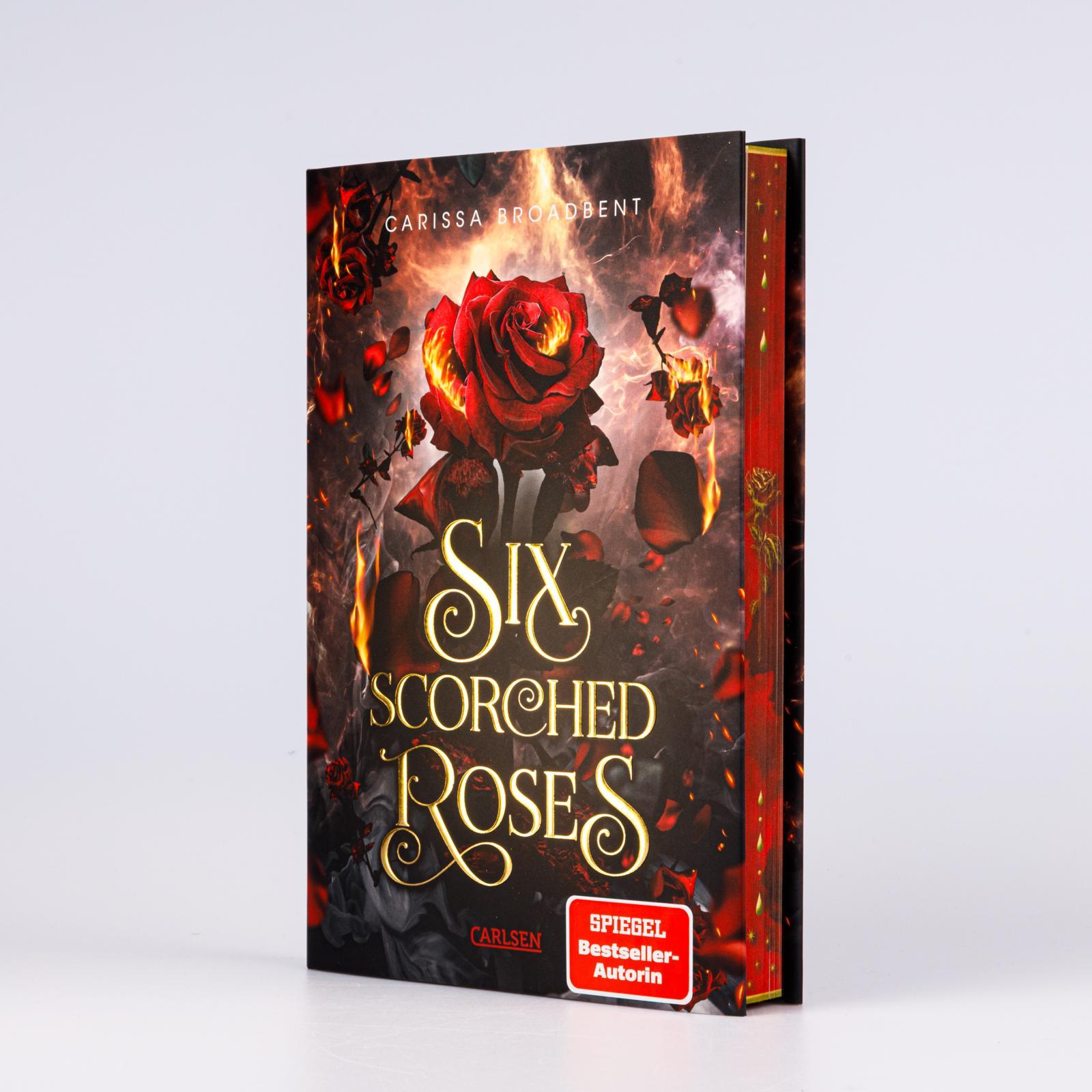 Beispielinhalt (Bild) Six Scorched Roses (Crowns of Nyaxia)