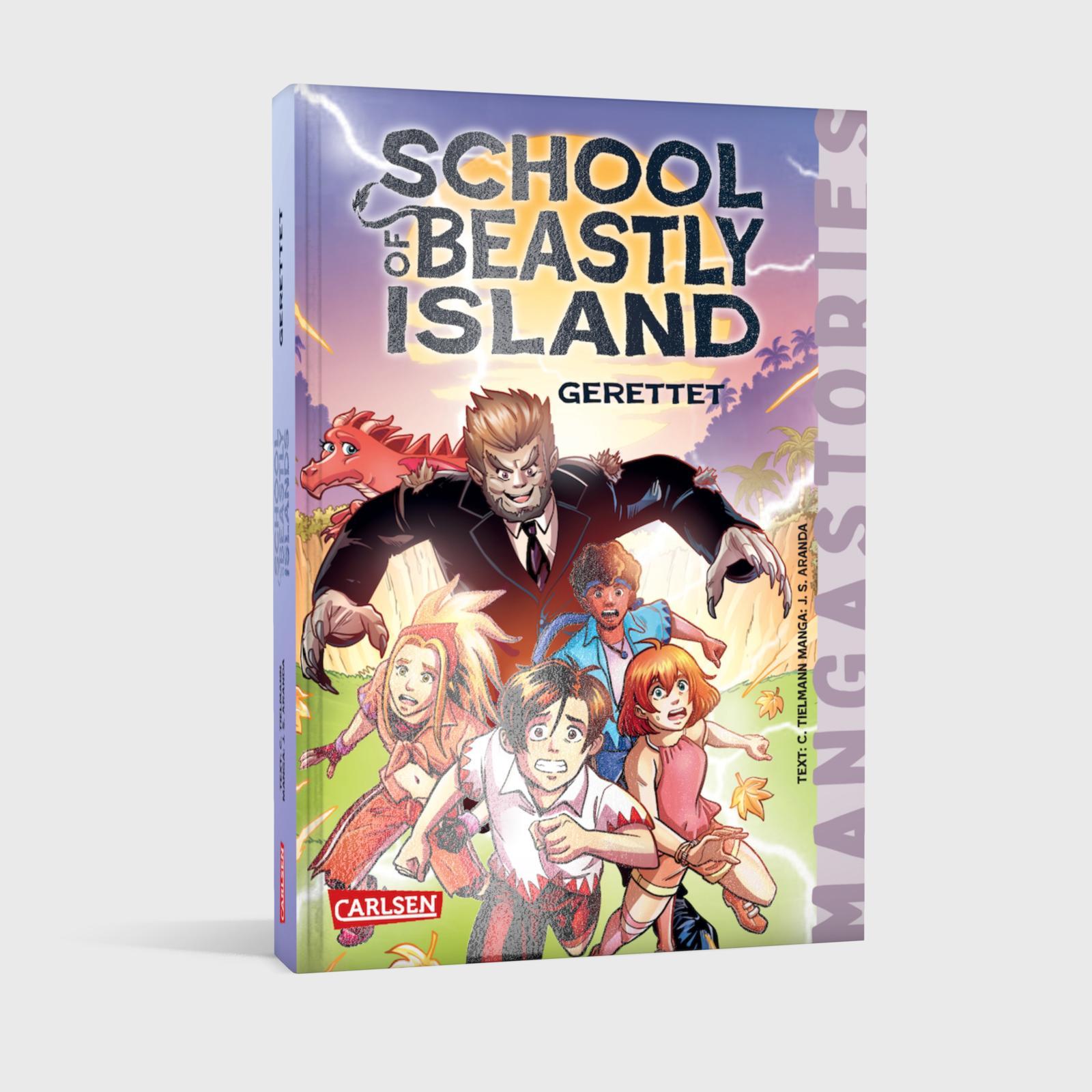 Beispielinhalt (Bild) School of Beastly Island - Band 2 - Gerettet