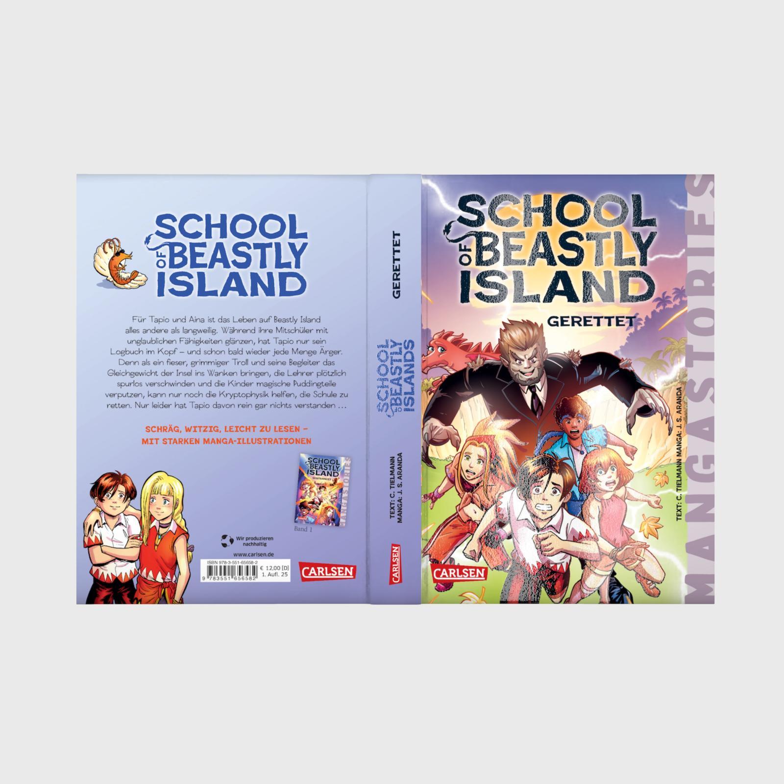 Beispielinhalt (Bild) School of Beastly Island - Band 2 - Gerettet