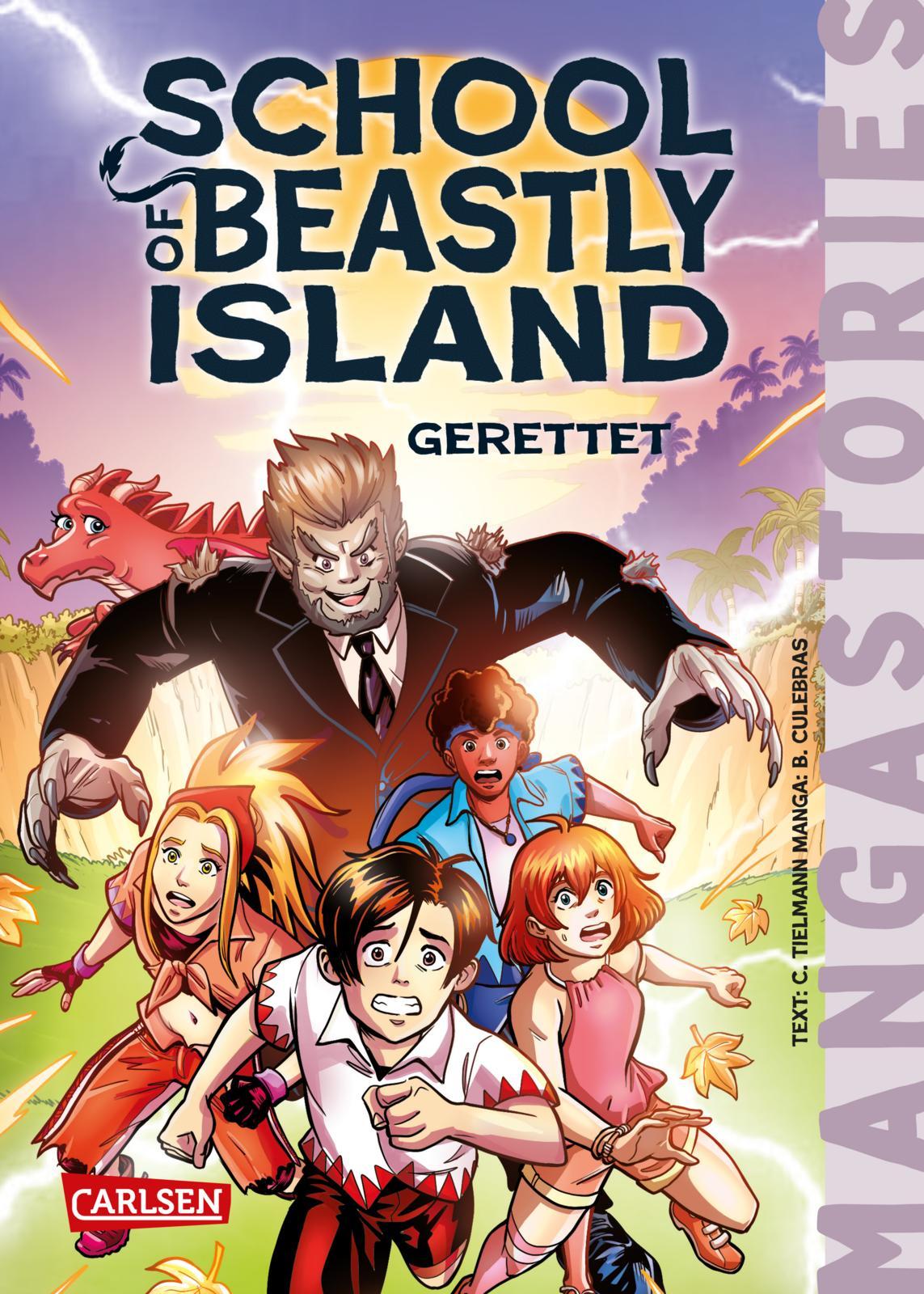 Vorderes Coverbild School of Beastly Island - Band 2 - Gerettet