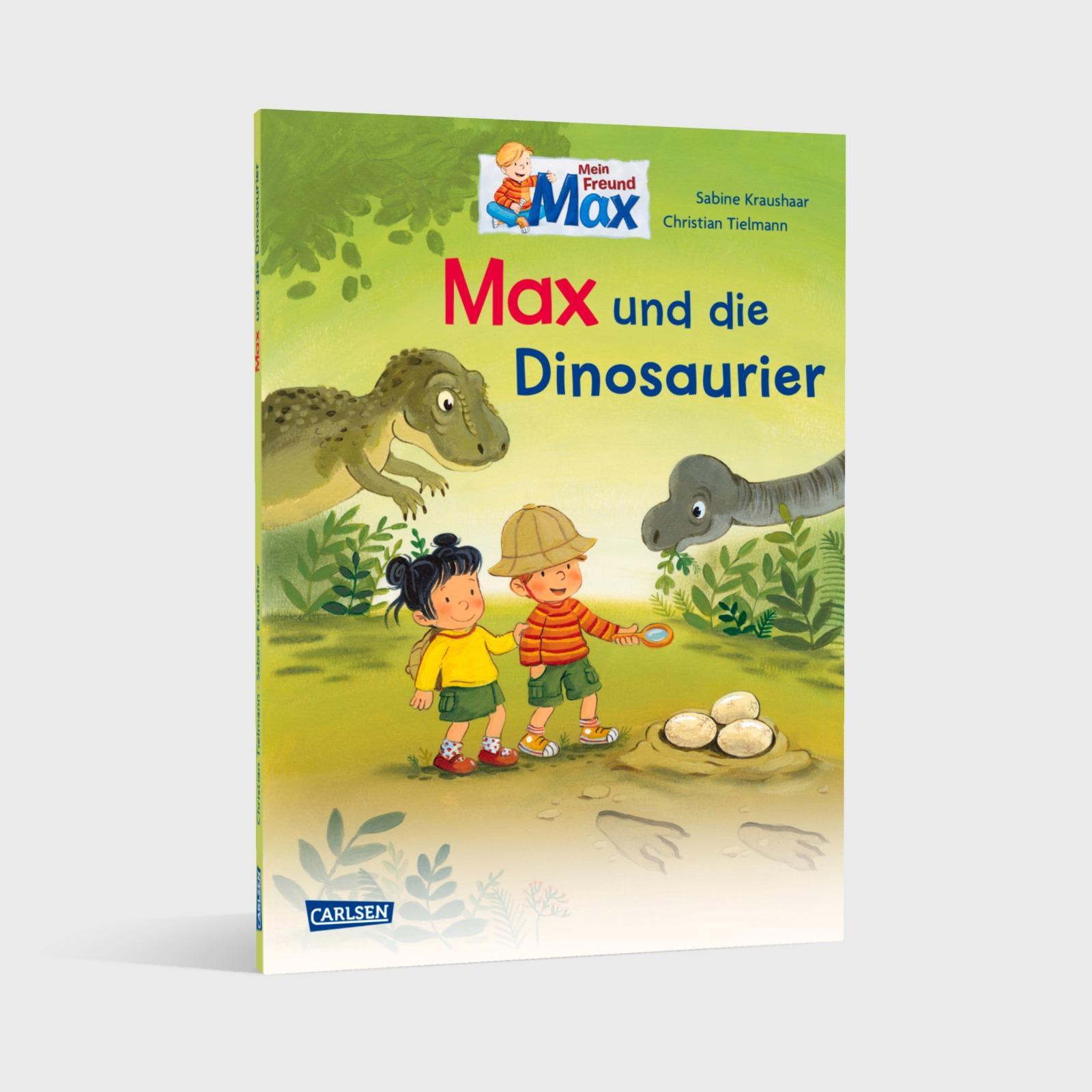 Beispielinhalt (Bild) Max-Bilderbücher: Max und die Dinosaurier