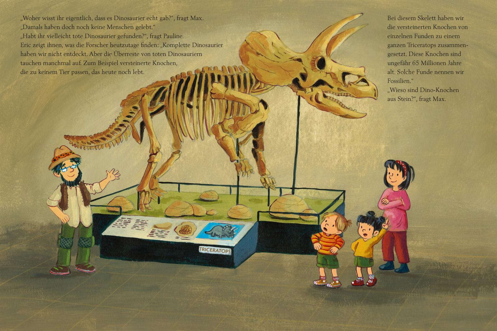 Beispielinhalt (Bild) Max-Bilderbücher: Max und die Dinosaurier