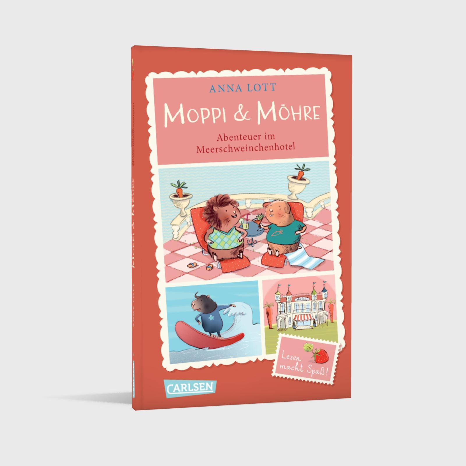 Beispielinhalt (Bild) Moppi und Möhre - Abenteuer im Meerschweinchenhotel