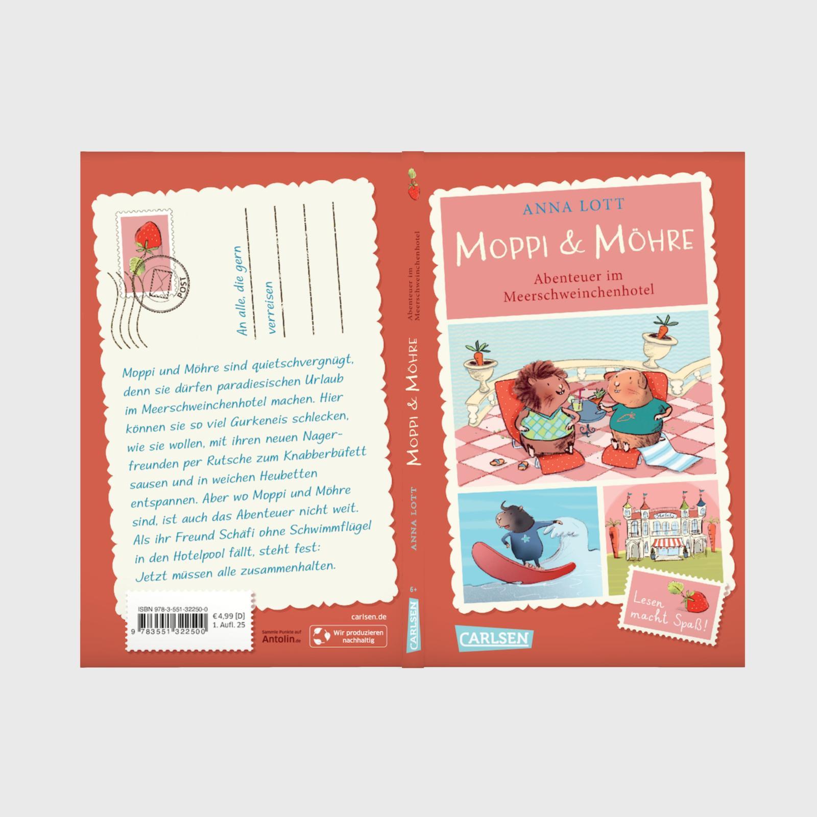 Beispielinhalt (Bild) Moppi und Möhre - Abenteuer im Meerschweinchenhotel